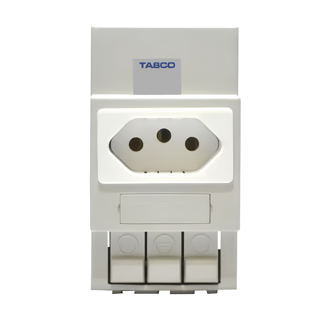 Tomada Auxiliar 10a 30.71.062 Trilho Din Tasco