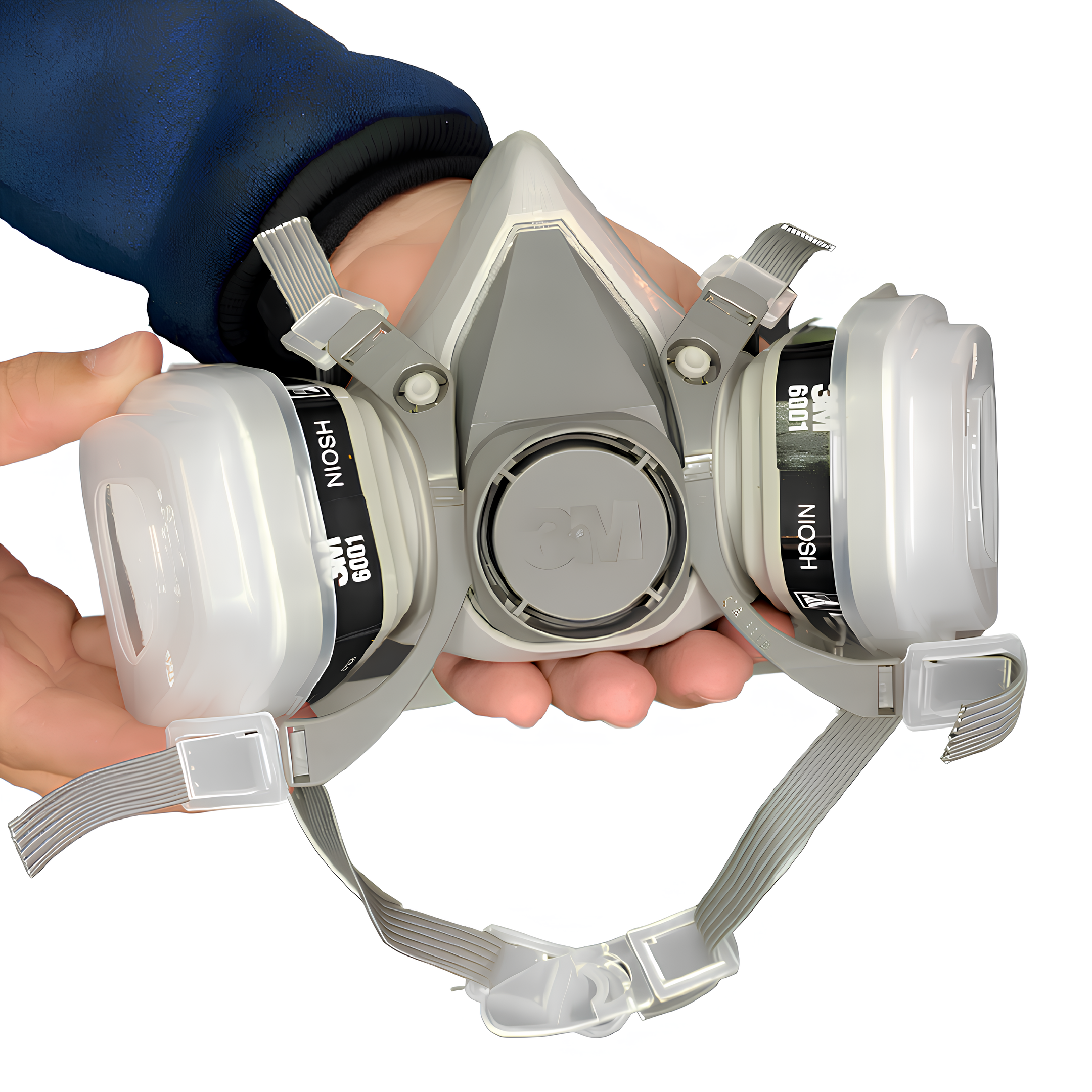 Kit Respirador 6200 Semi Facial 2 Filtros HB004526339 3M