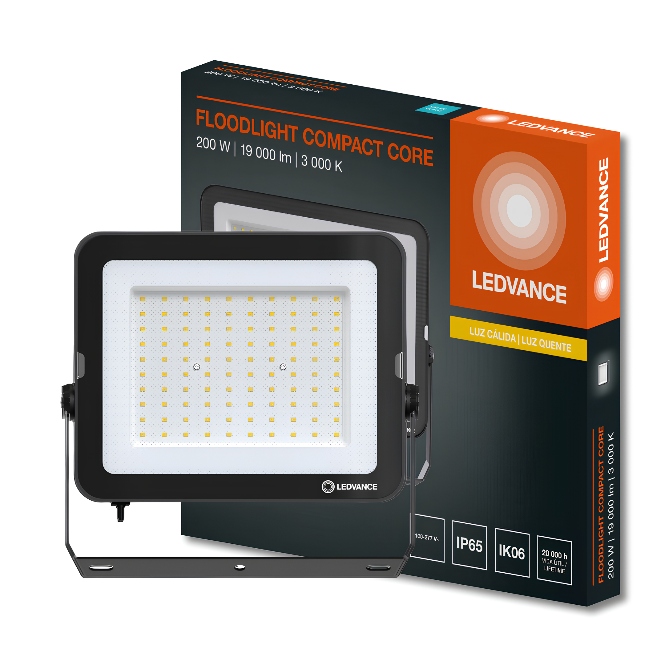 Refletor Floodlight Compact 200W 19000Lm Bivolt Ledvance