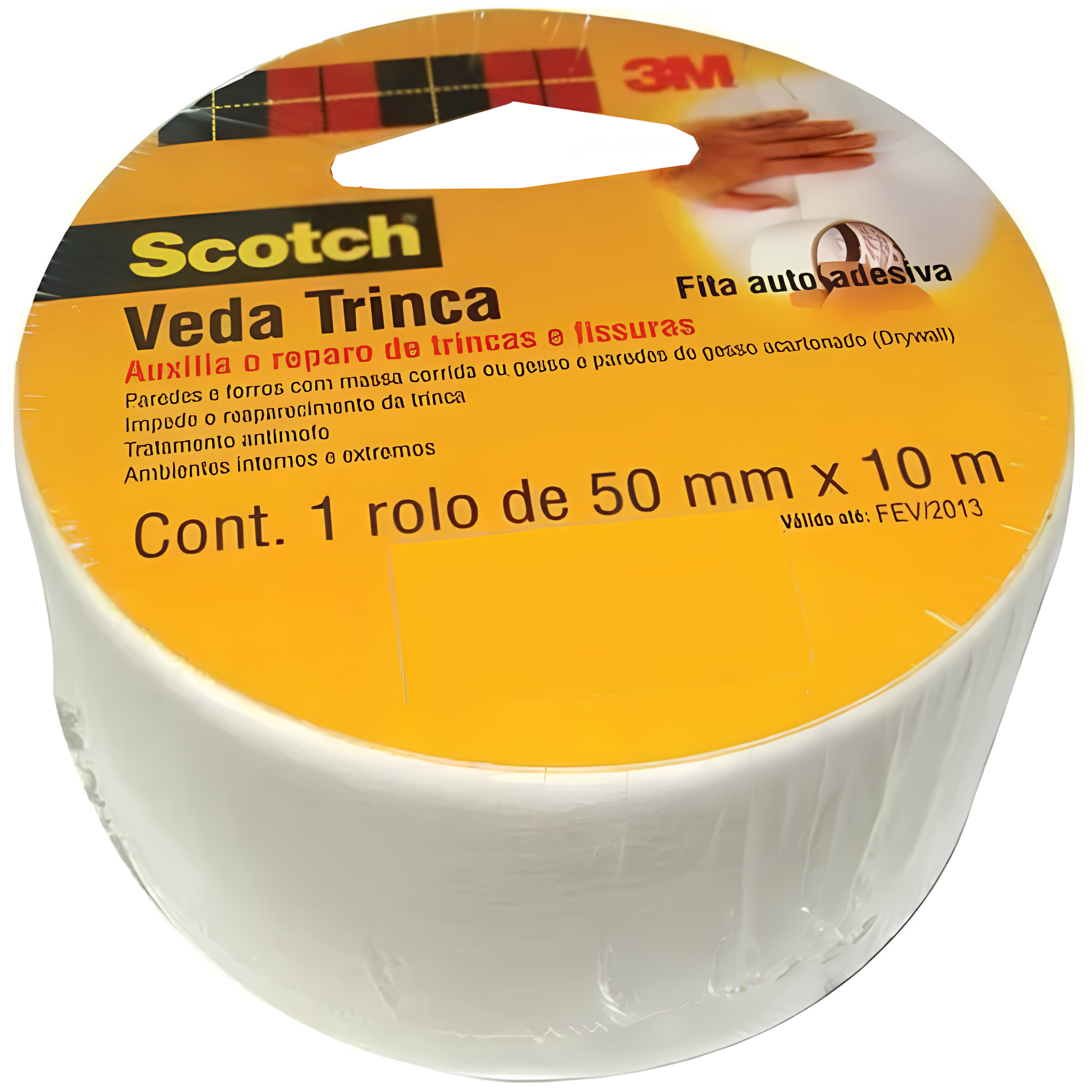 Fita Veda Trinca 50mm x 10m H0002223511 3M Scotch