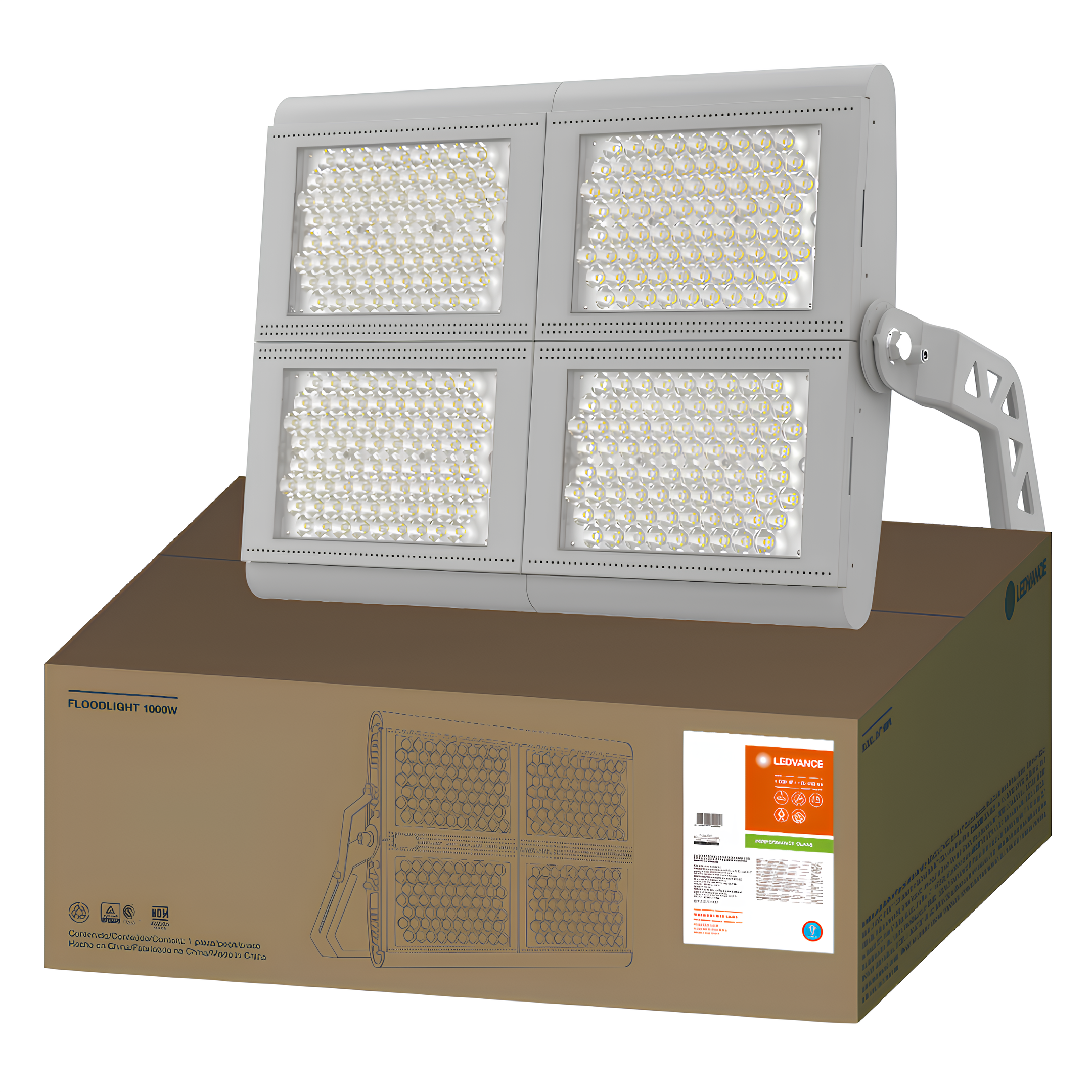 Refletor Led Latam Hp 1000W 5700K 120000Lm 12° Ip66 Ledvance