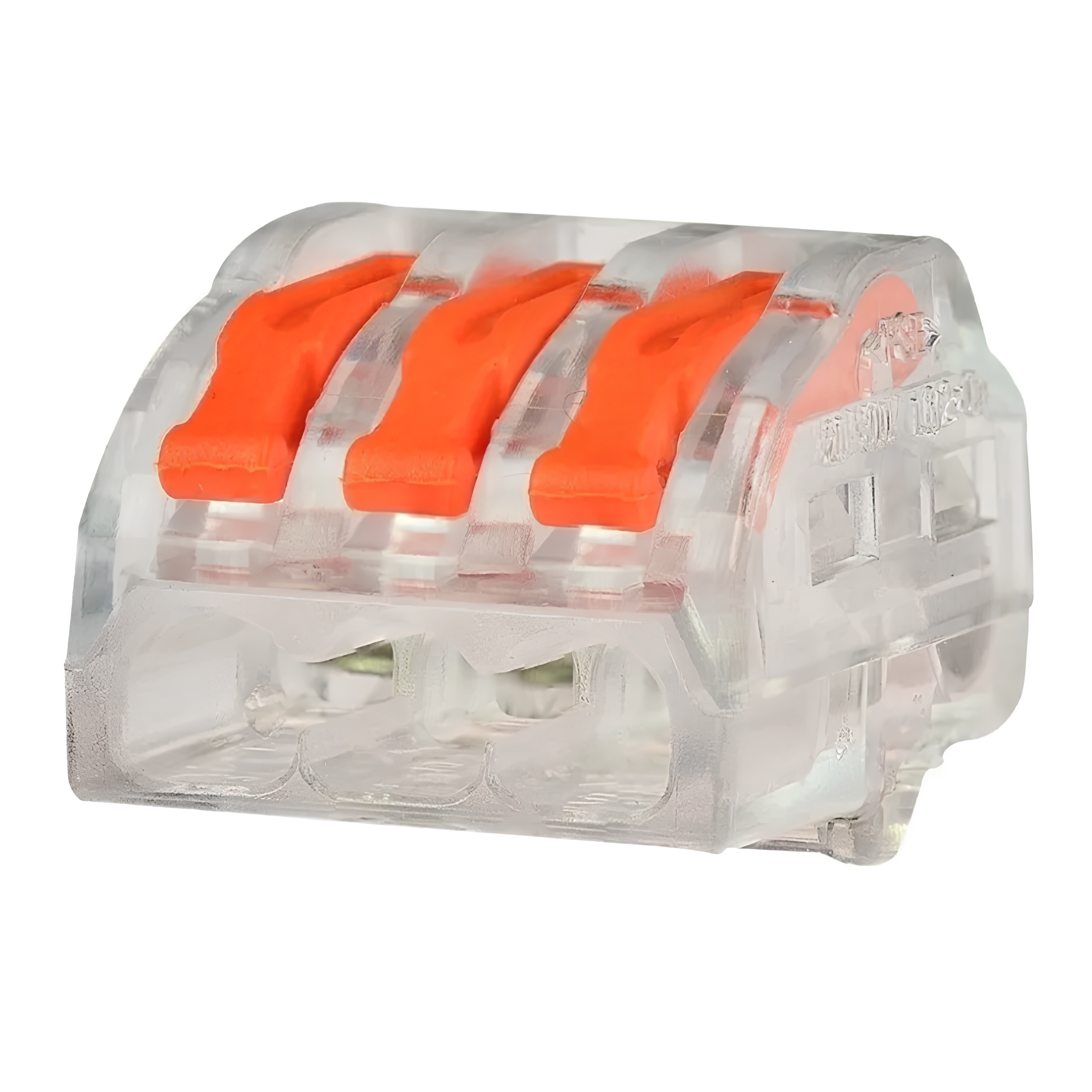 Conector De Emenda 3 Vias 6Mm Pacote Com 5 Peças Eletrokit