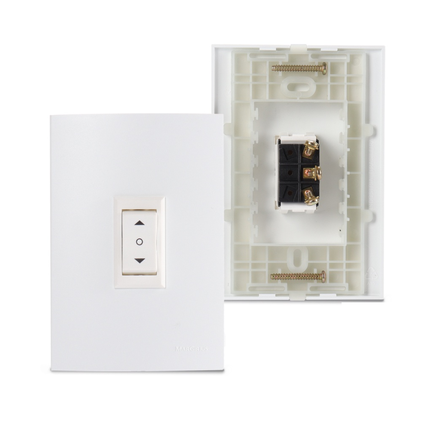 Conjunto Interruptor Aparelhos Clean Bivolt Margirius