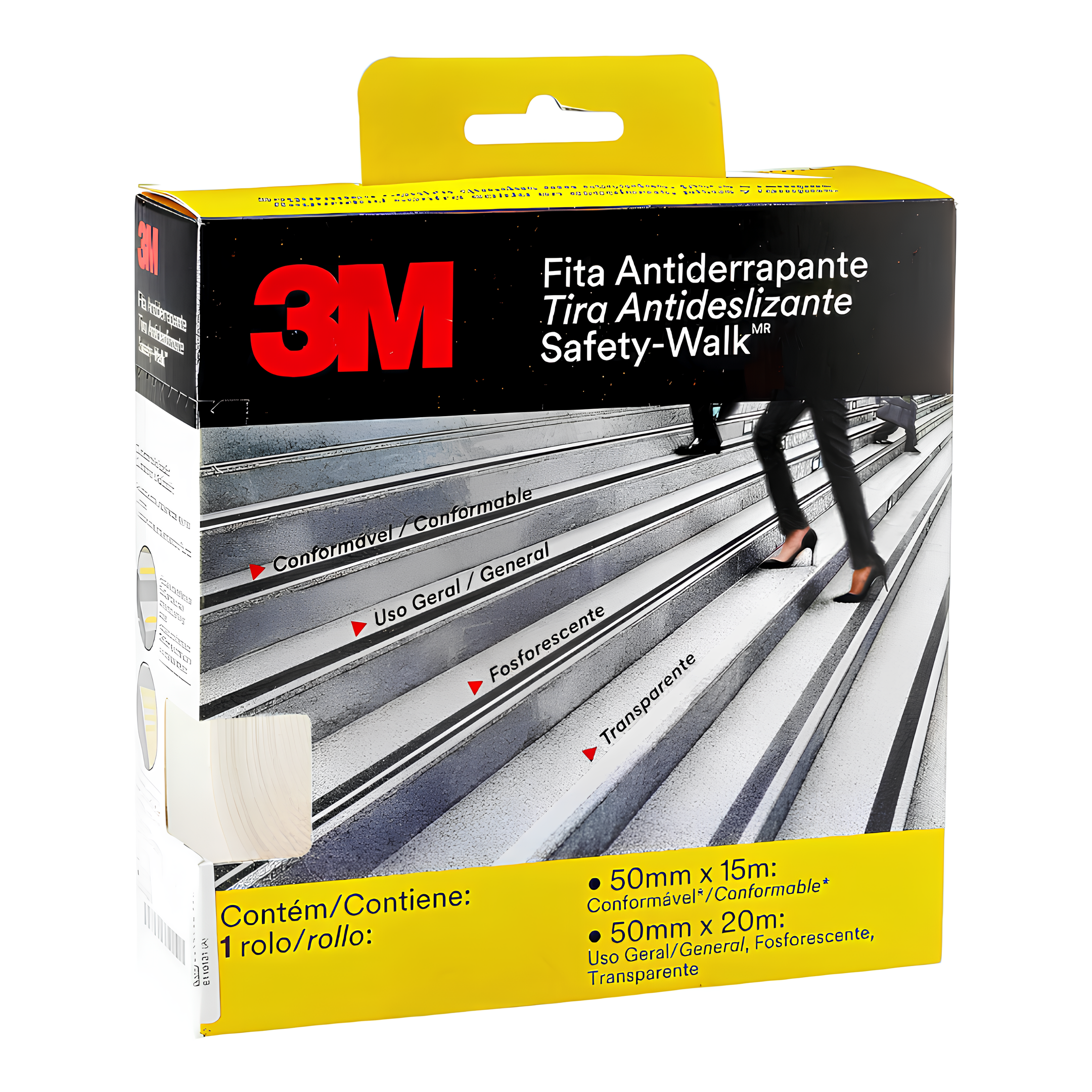 Fita Antiderrapante Transparante 50x20Mm Safety Walk 3M