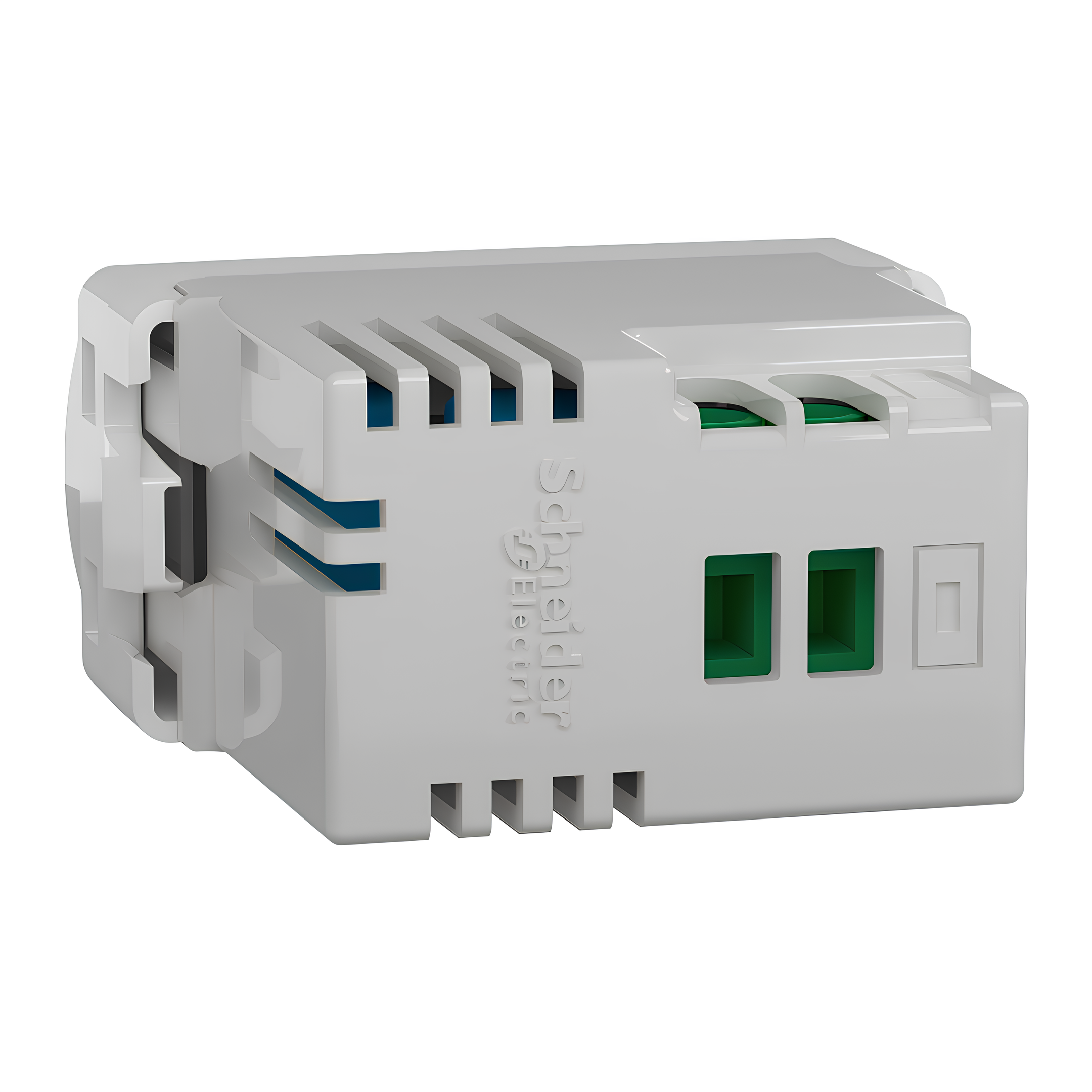Módulo Carregador Usb Branco S3B70810 Miluz Schneider