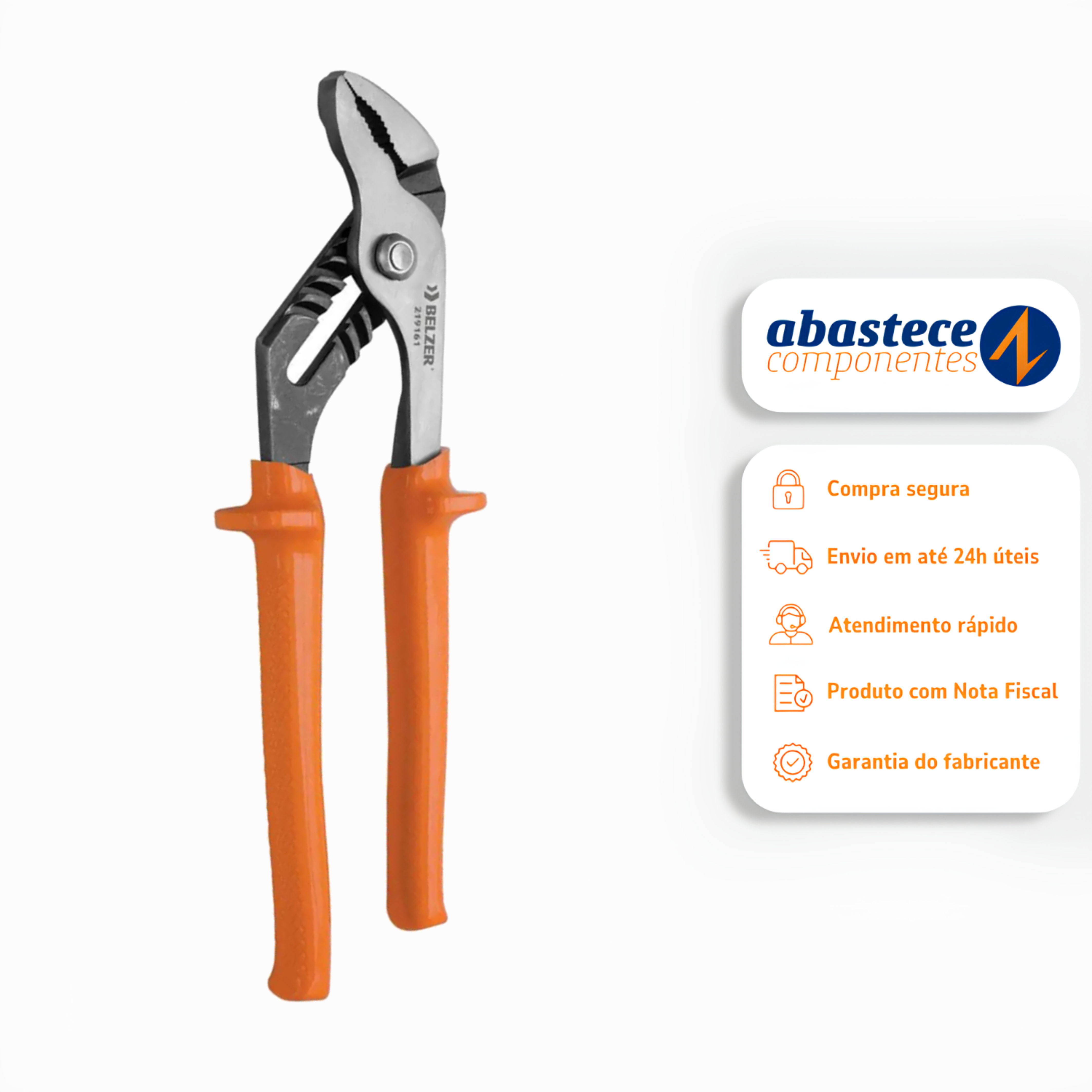 Alicate Bomba D'agua 9.1/2" 219039B Belzer