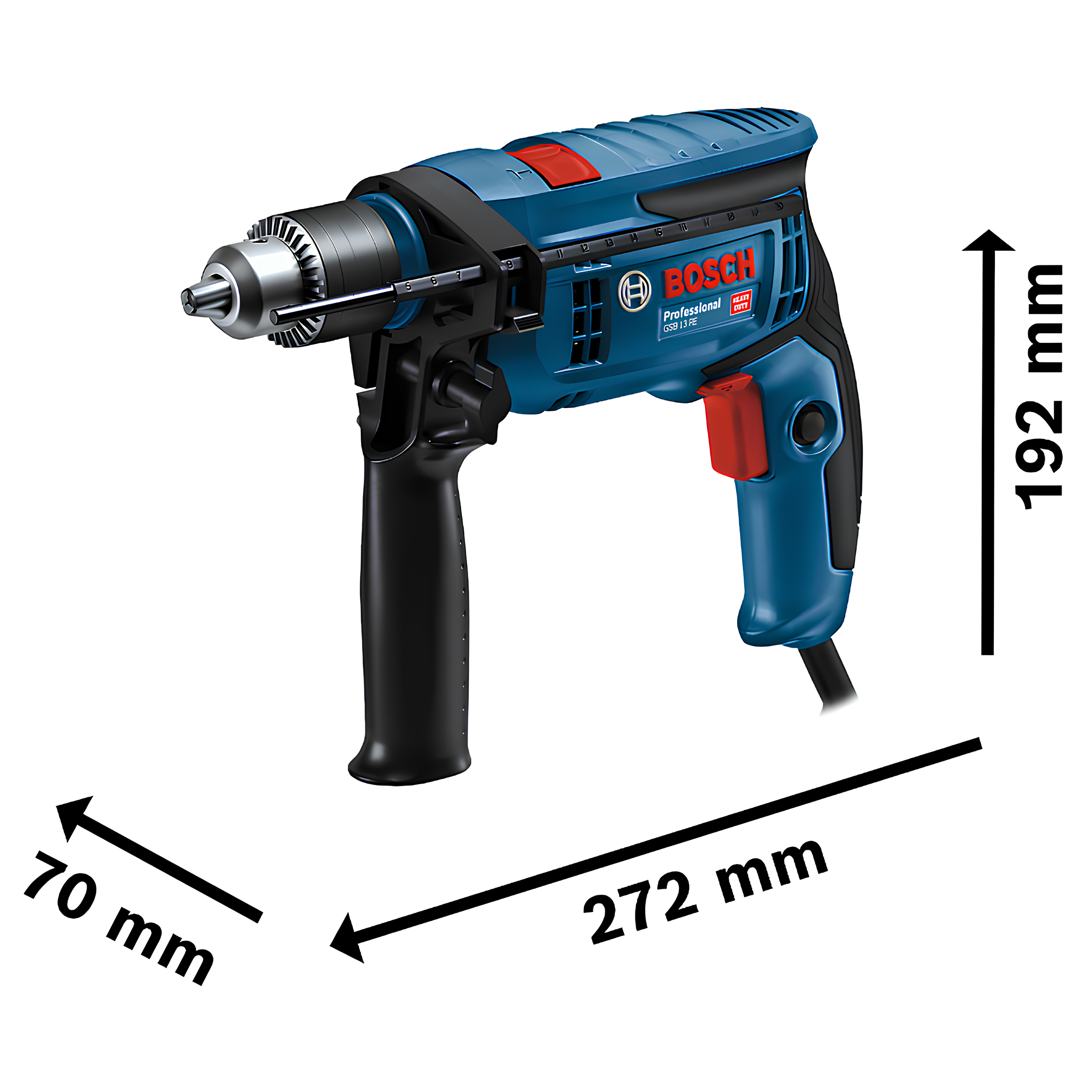 Furadeira De Impacto 750W 220V + Acessórios Gsb 13 Re Bosch