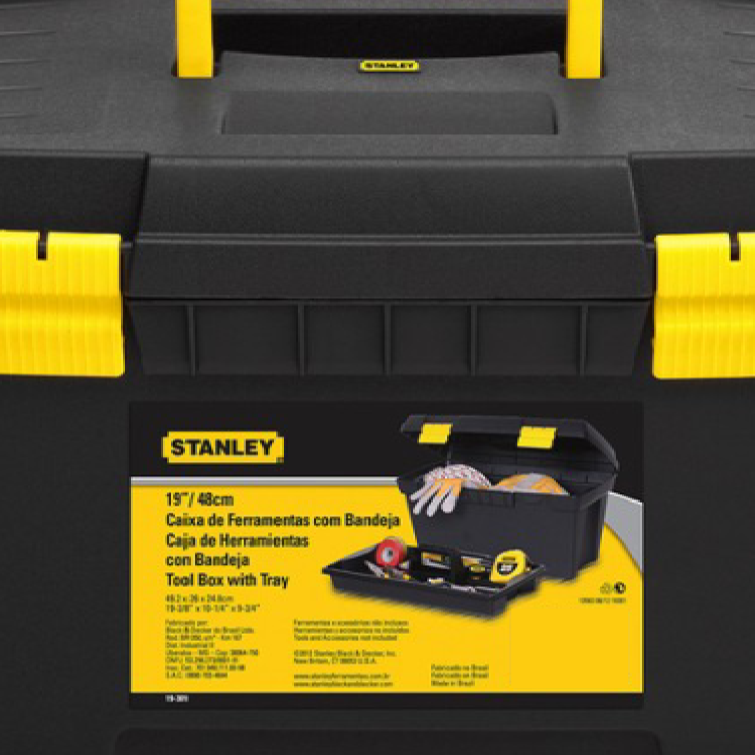 Caixa Ferramentas 19” Básica Sem Organizador Externo Stanley
