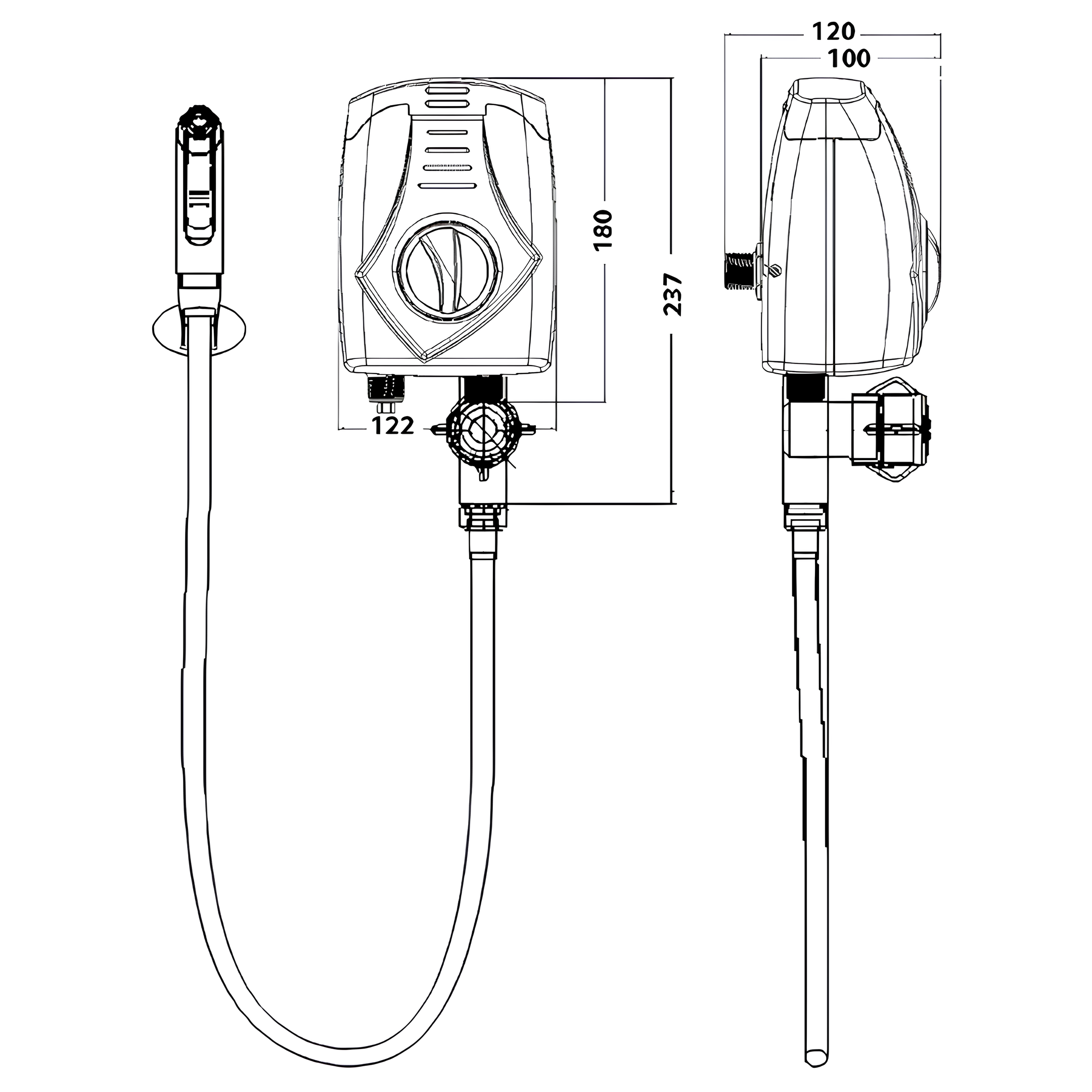 Ducha Higienica Elétrica 3T 4300W 220V Lorenzetti