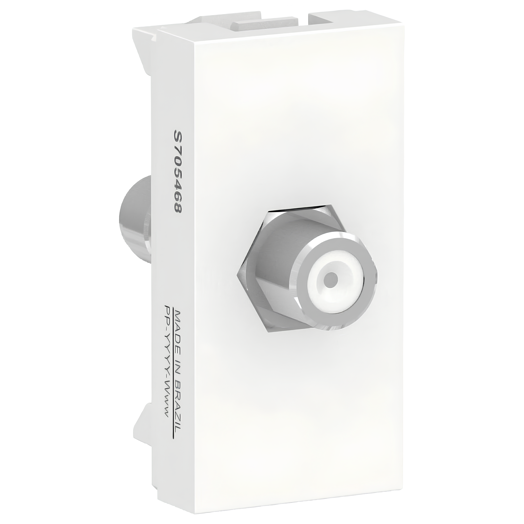 Modulo Tomada Antena Tv Cabo Coaxial Branco Orion Schneider