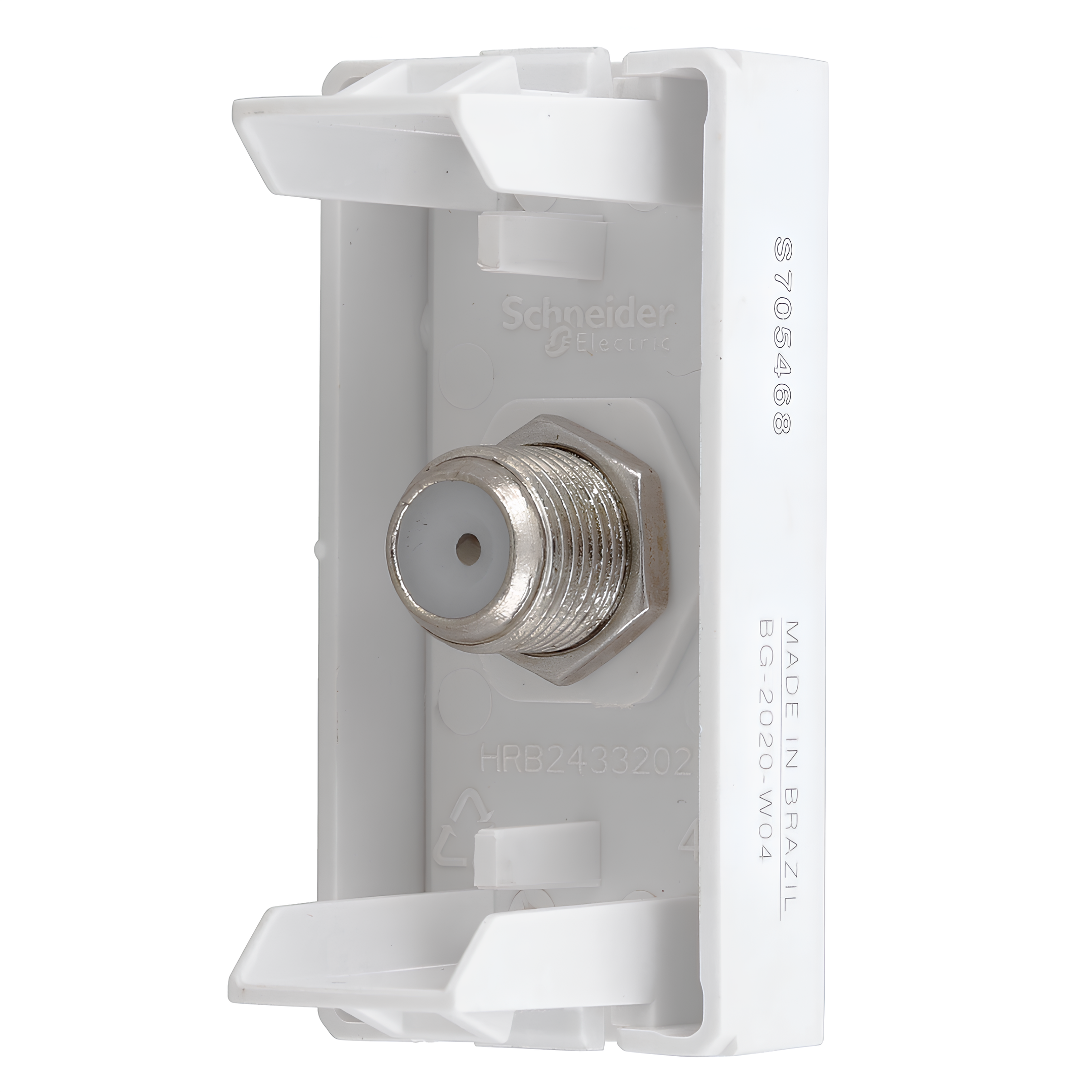 Modulo Tomada Antena Tv Cabo Coaxial Branco Orion Schneider