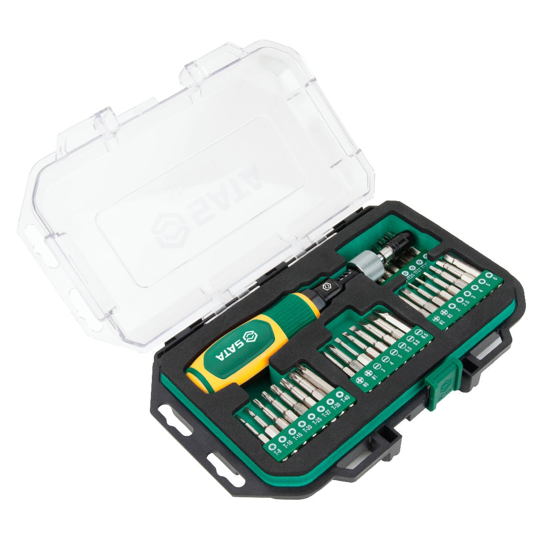 Jogo de Chave Torquímetro Axial 1-6 Nm 1/4 com 32 Bits Sata