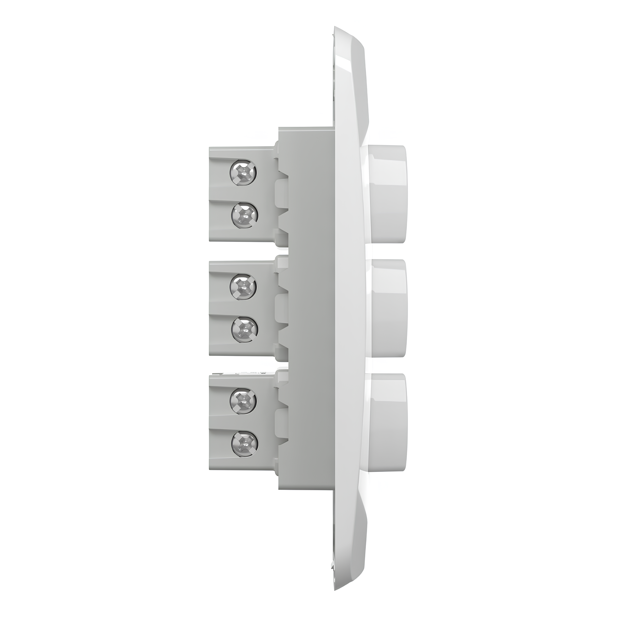 Conjunto 3 Interruptores Simples 10A 250V Branco Miluz Schneider