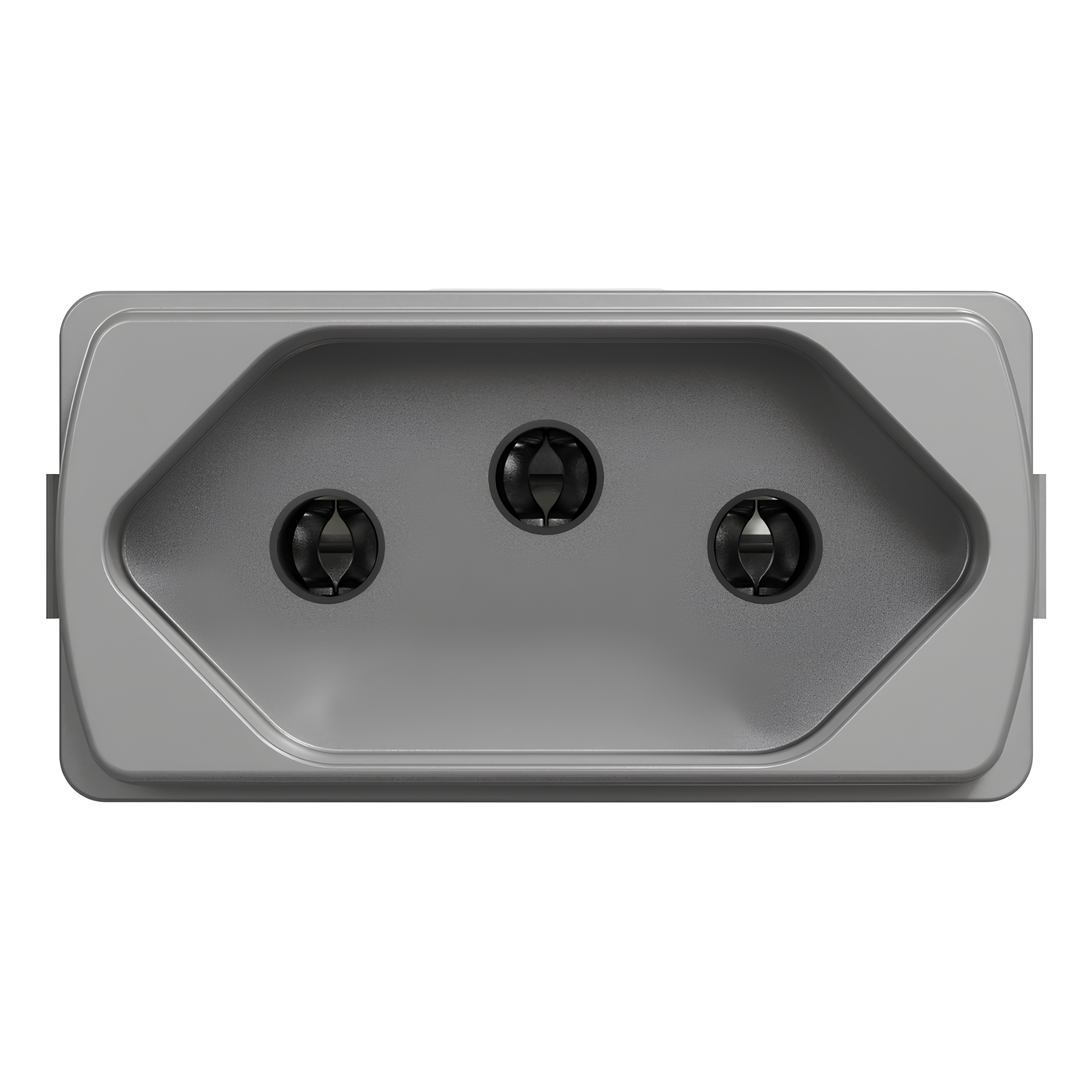 Modulo Tomada 2P+T 10A 250V Alumínio Miluz S3B70342 Schneider