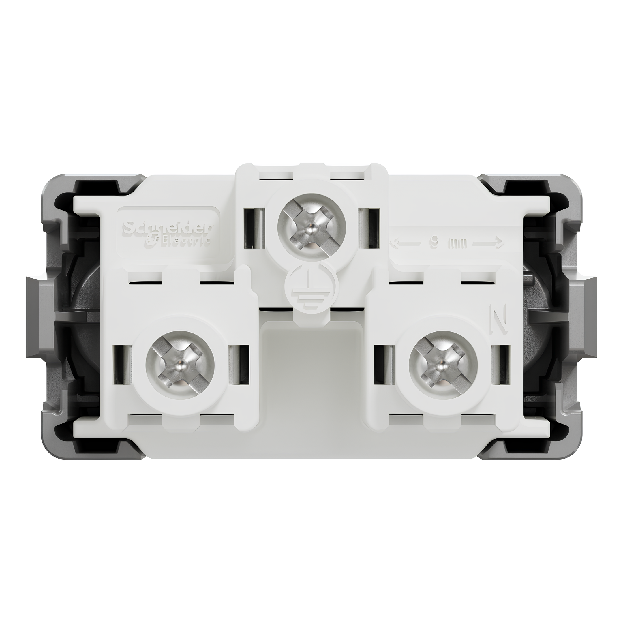 Modulo Tomada 2P+T 10A 250V Alumínio Miluz S3B70342 Schneider