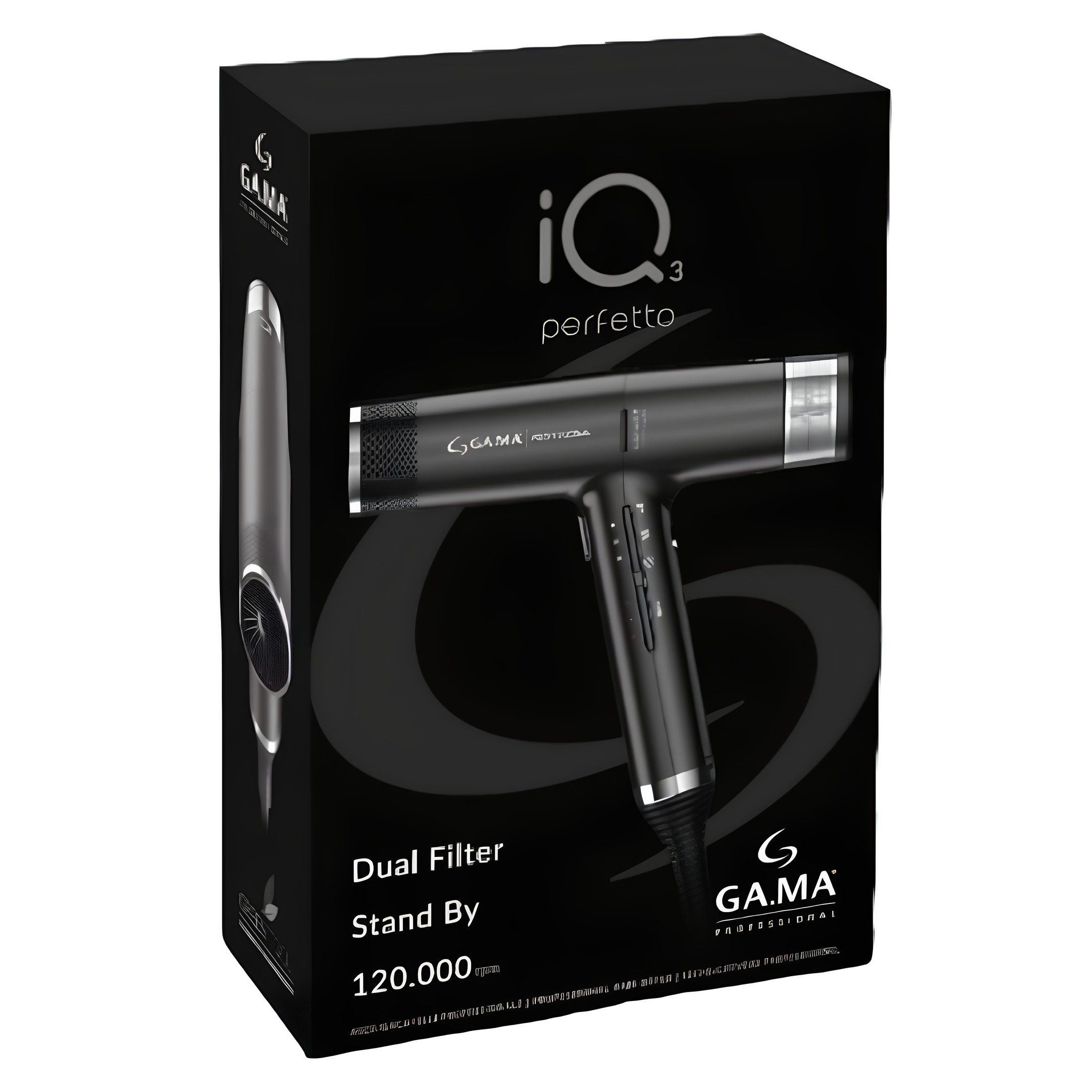 Secador De Cabelo IQ3 Perfetto Preto 1600W 127V Gama