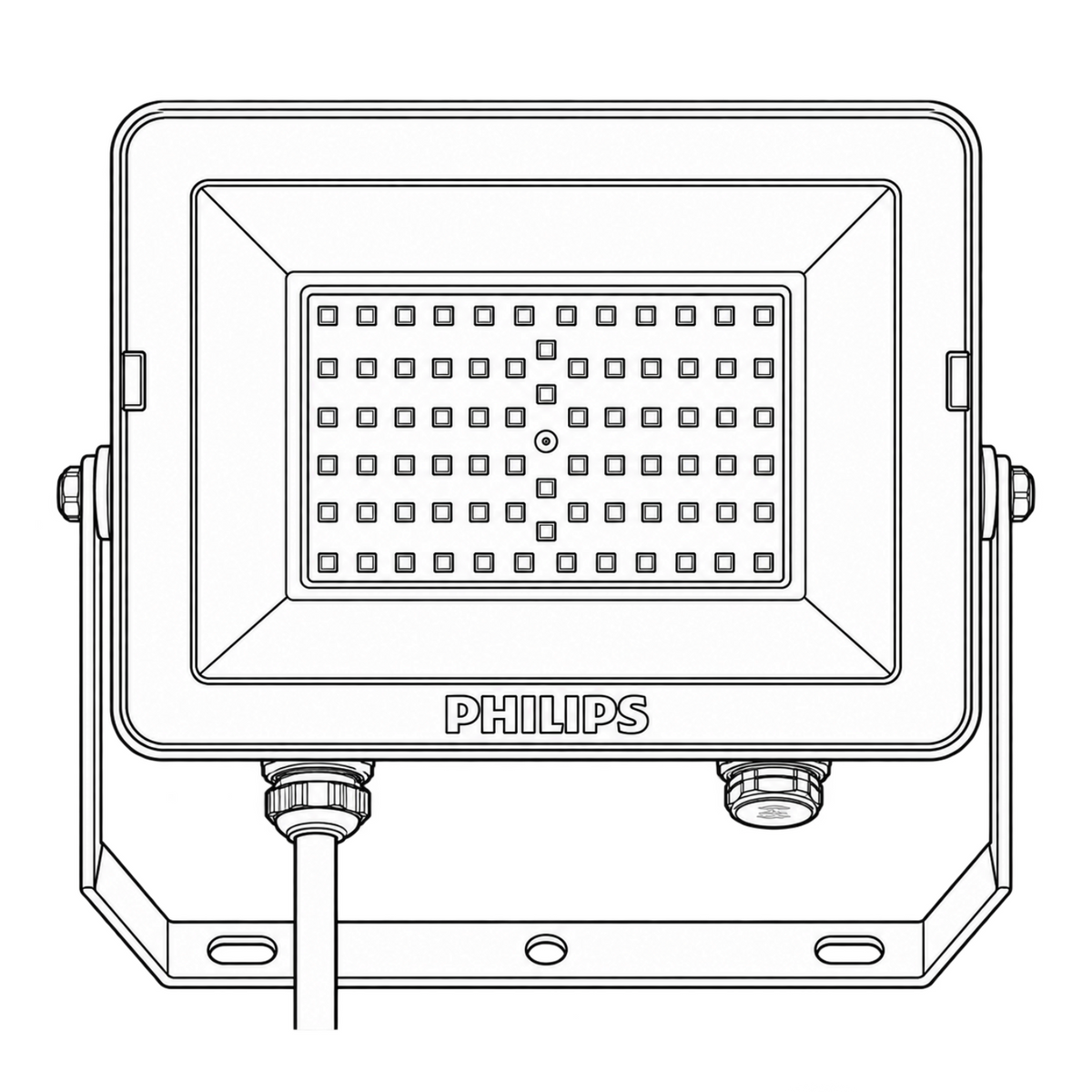 Refletor Essential 50W 3000K 4700Lm Ip65 Bvp152 G3 Philips
