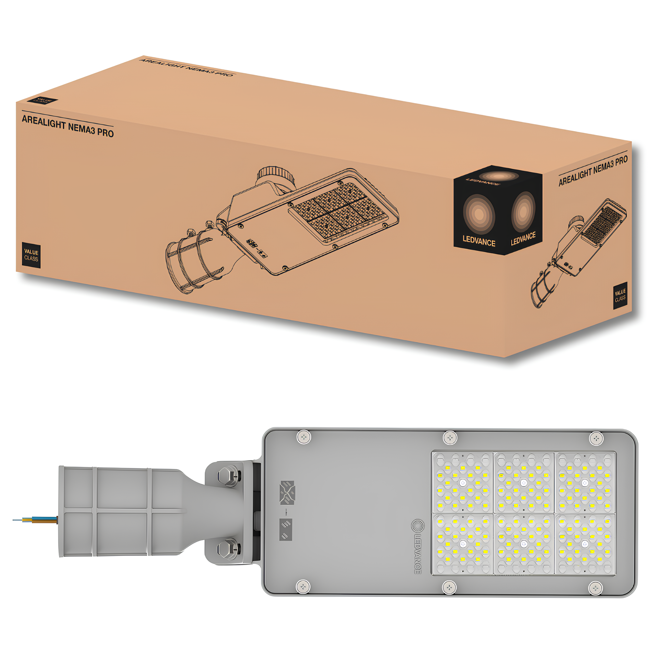 Luminaria Publica Arealight Pro G4 55W 6875Lm Ip66 Ledvance