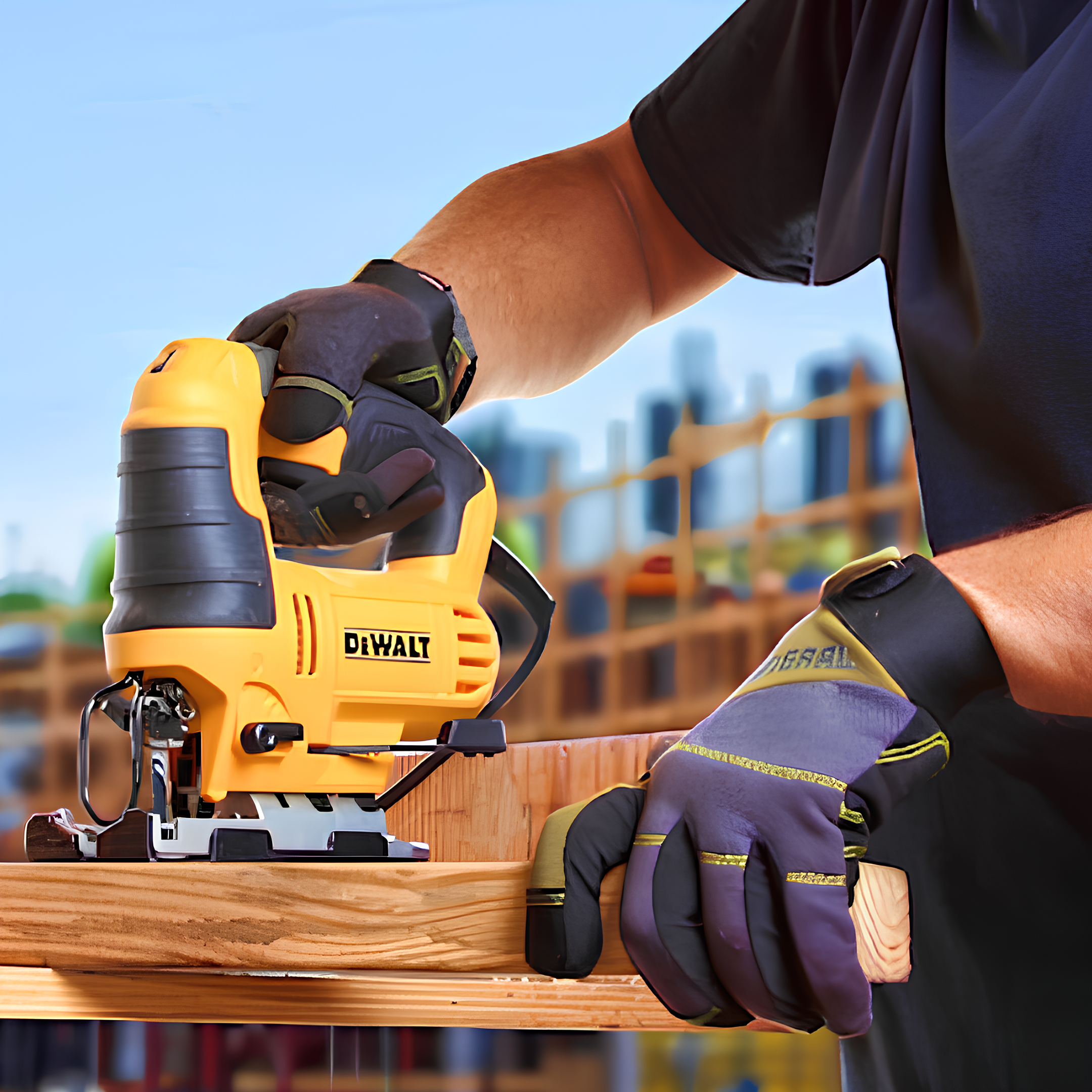 Serra Tico-Tico 650W Engate Rápido Dwe300b2 Dewalt