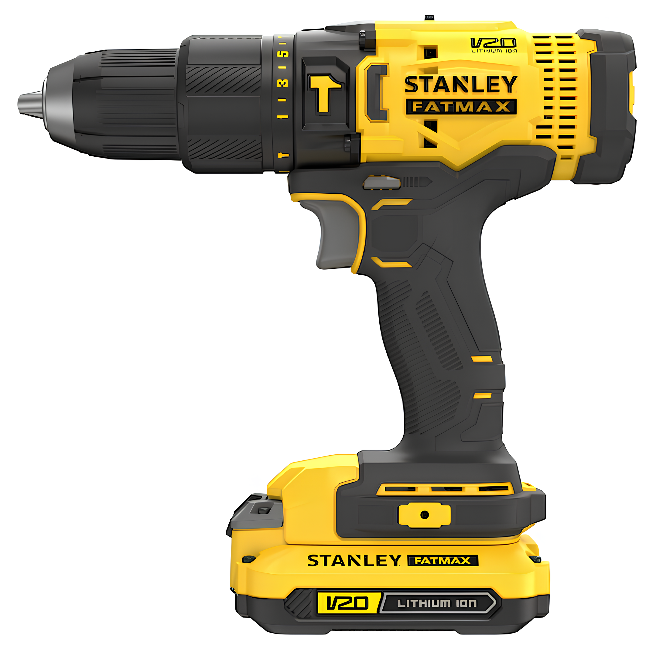 Parafusadeira Impacto 1/2" C/ 1Bateria Scd711c1k-Br Stanley
