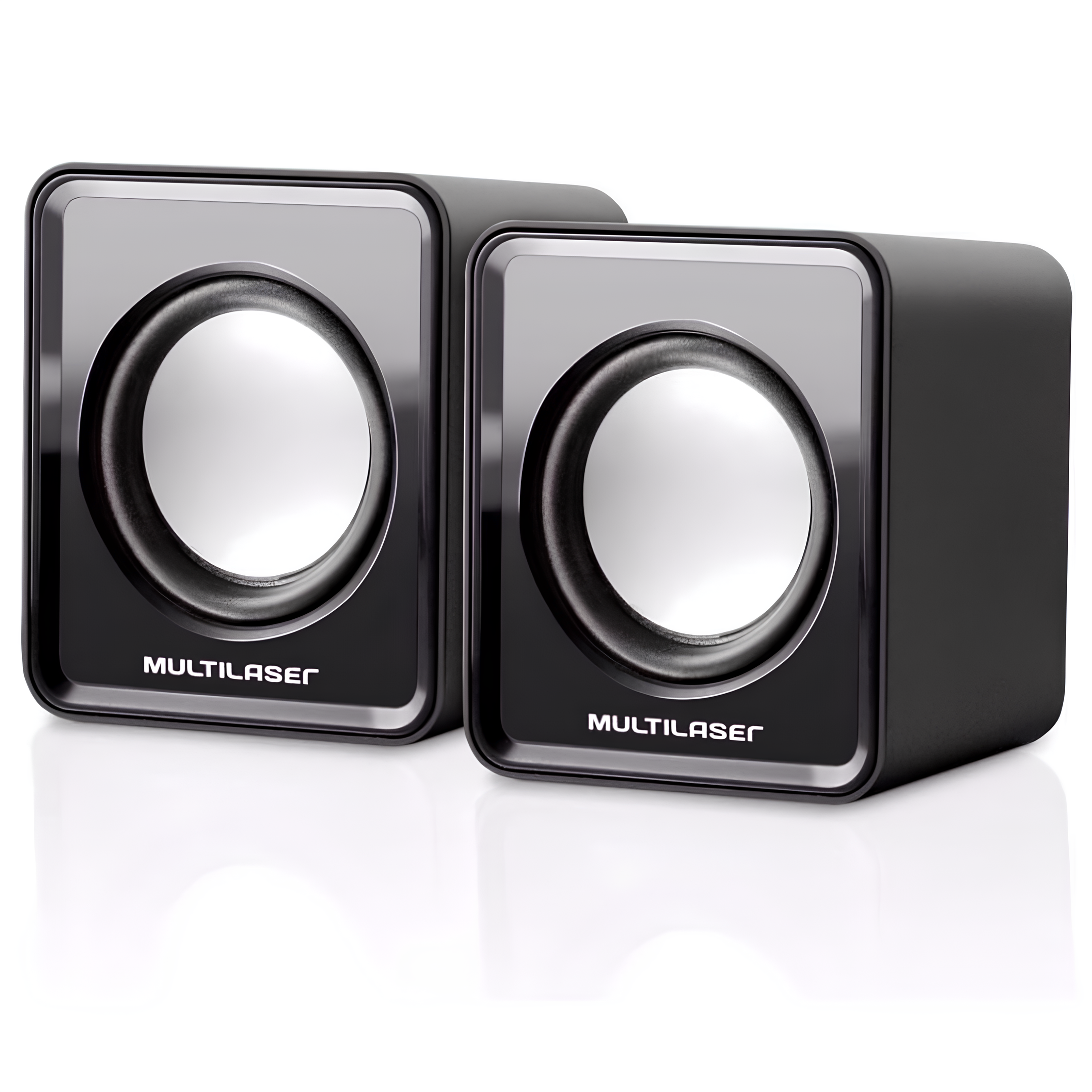 Caixa De Som 2.0 3W Rms Pt Estéreo Usb/P2 Sp144 Multilaser