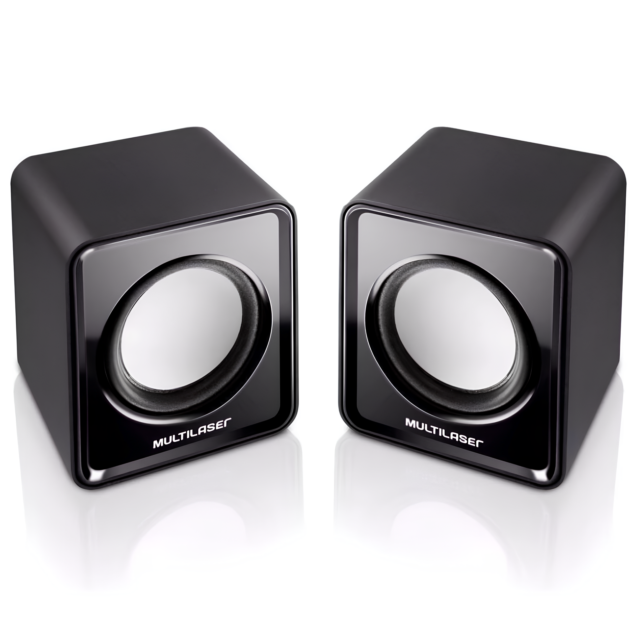 Caixa De Som 2.0 3W Rms Pt Estéreo Usb/P2 Sp144 Multilaser