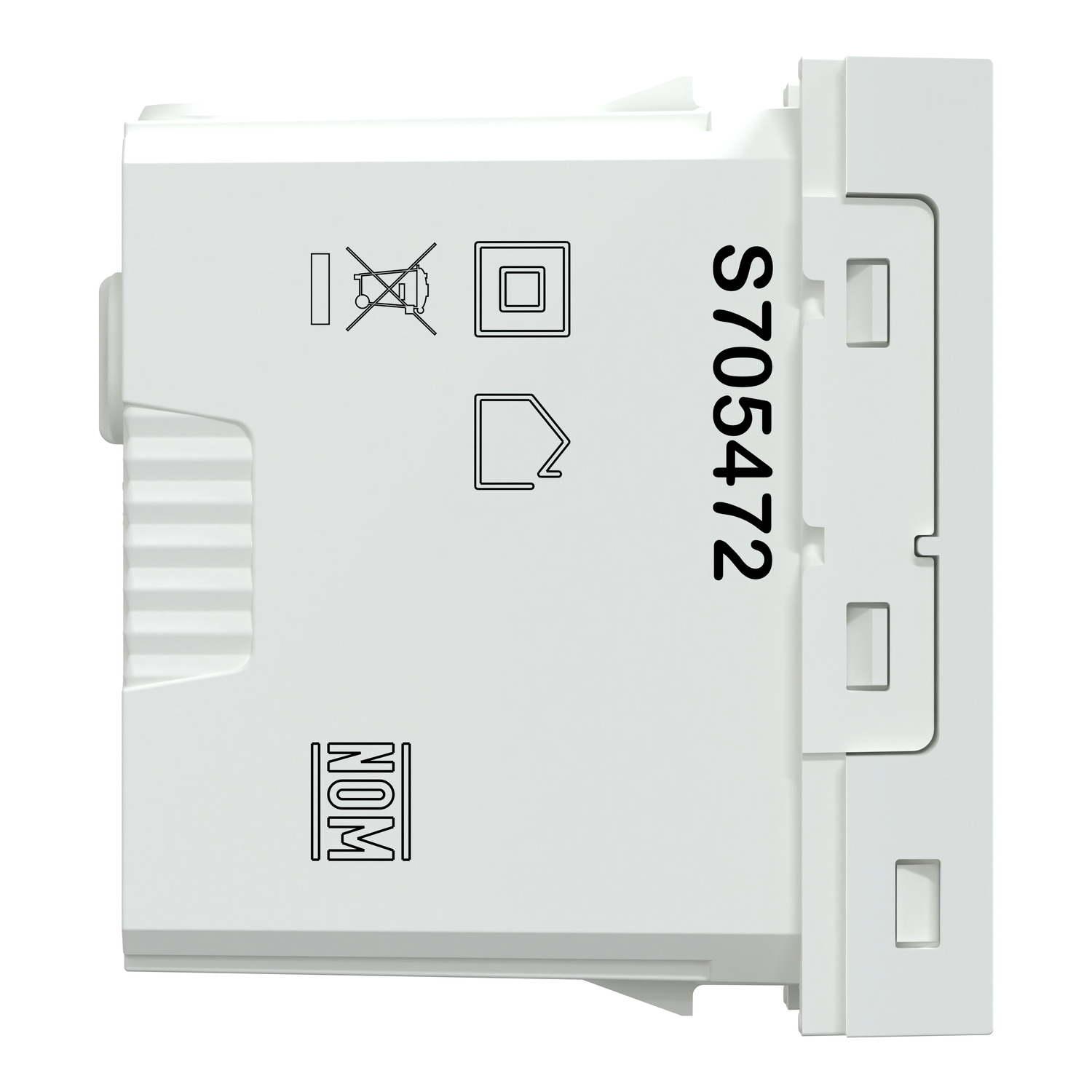 Modulo C/ 2 Usb Tipo A + C 2.4A Br Orion S70547204 Schneider