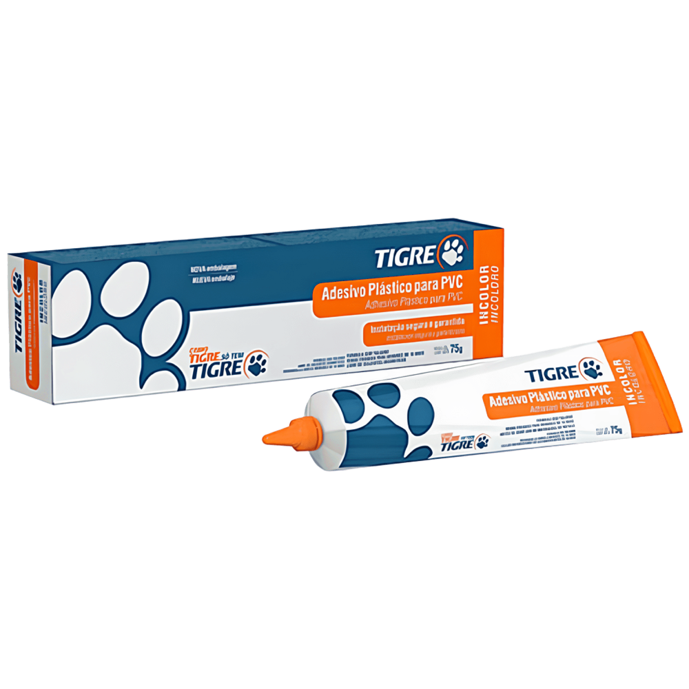 Adesivo PVC Incolor Bisnaga 75g Tigre