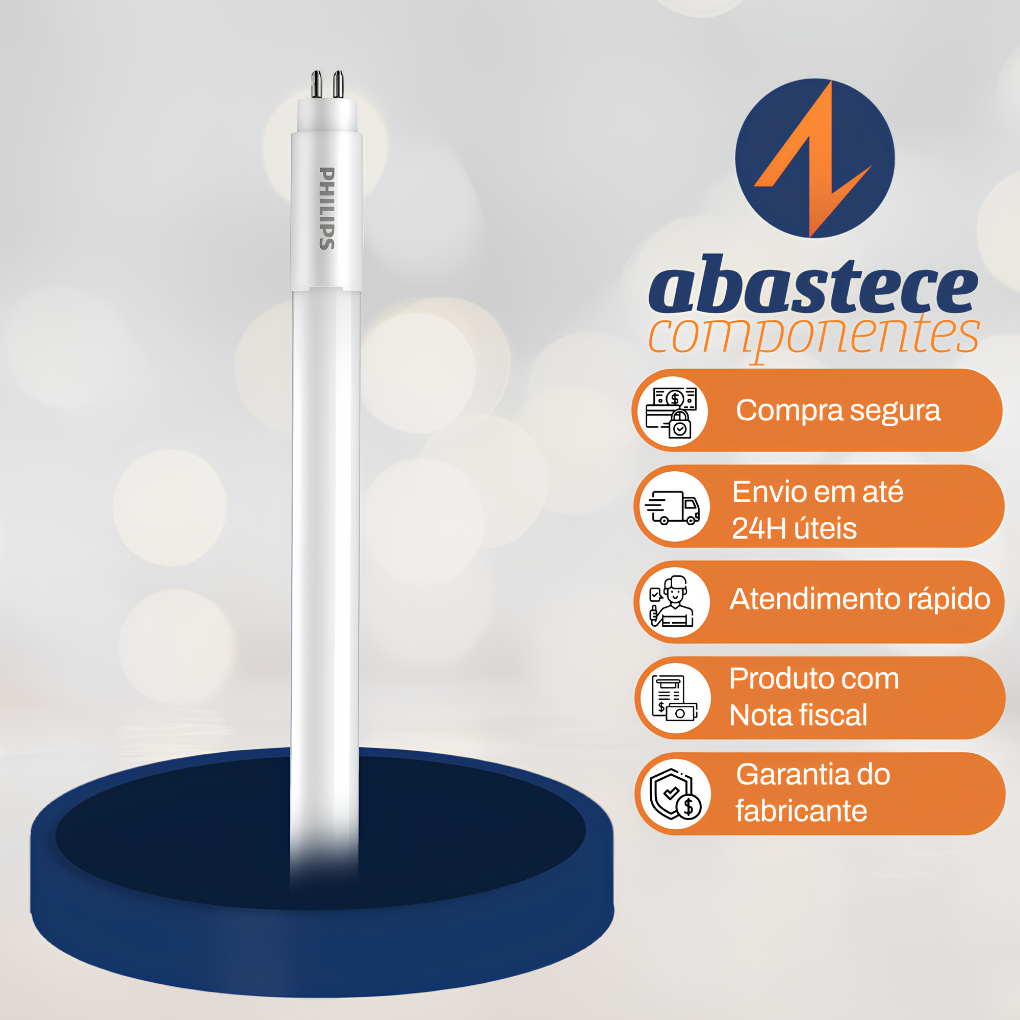 Lampada Led Tubular Master Ho T5 120Cm 26W 3900Lm G5 Philips