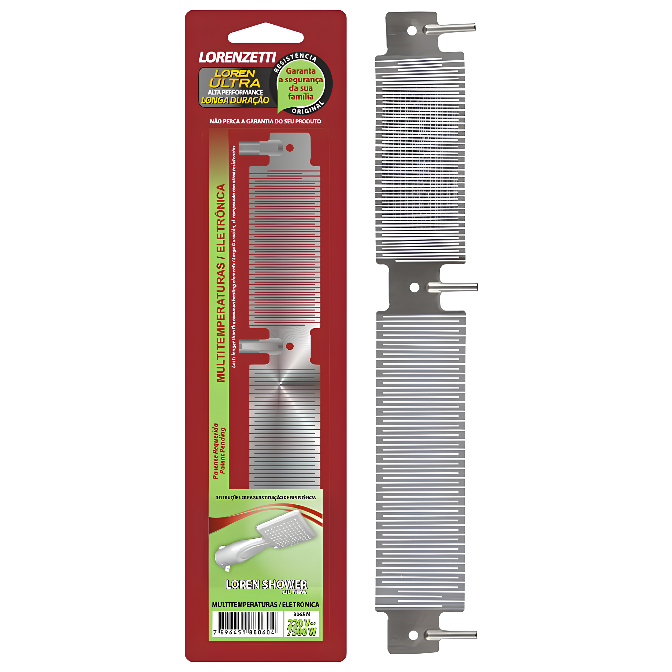 Resistência Loren Shower Ultra Eletrônico 3065-M 7500W 220V Lorenzetti