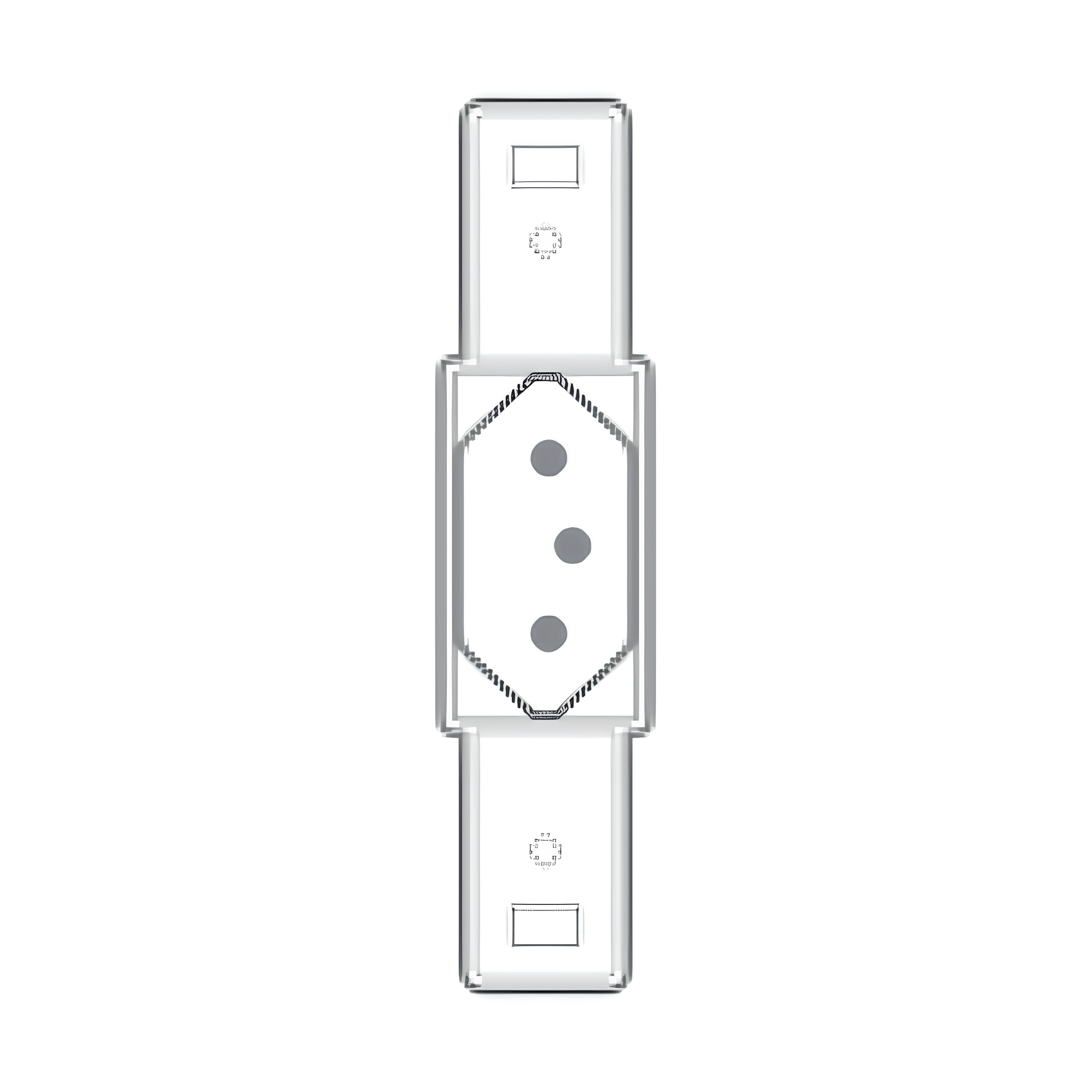 Modulo Tomada 2P+T Hexagonal 10A Branca Finesse 10613-5 Blux