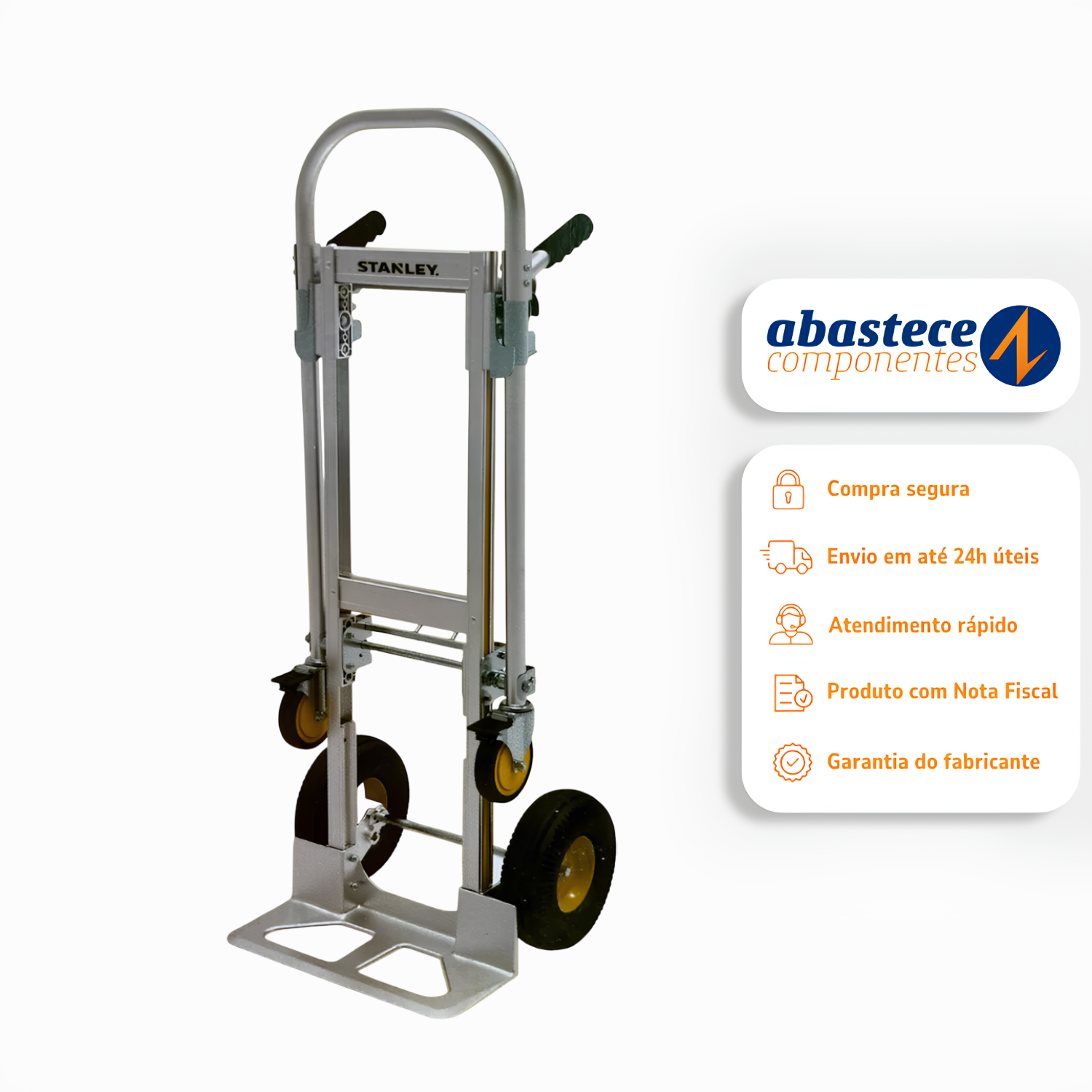 Carro Transporte Carga 2em1 200/250kg Stst98376l-br Stanley