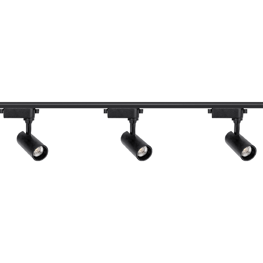 Kit Spot Led+ Trilho Eletrificado Eco Pt 3x9W 900Lm Ledvance