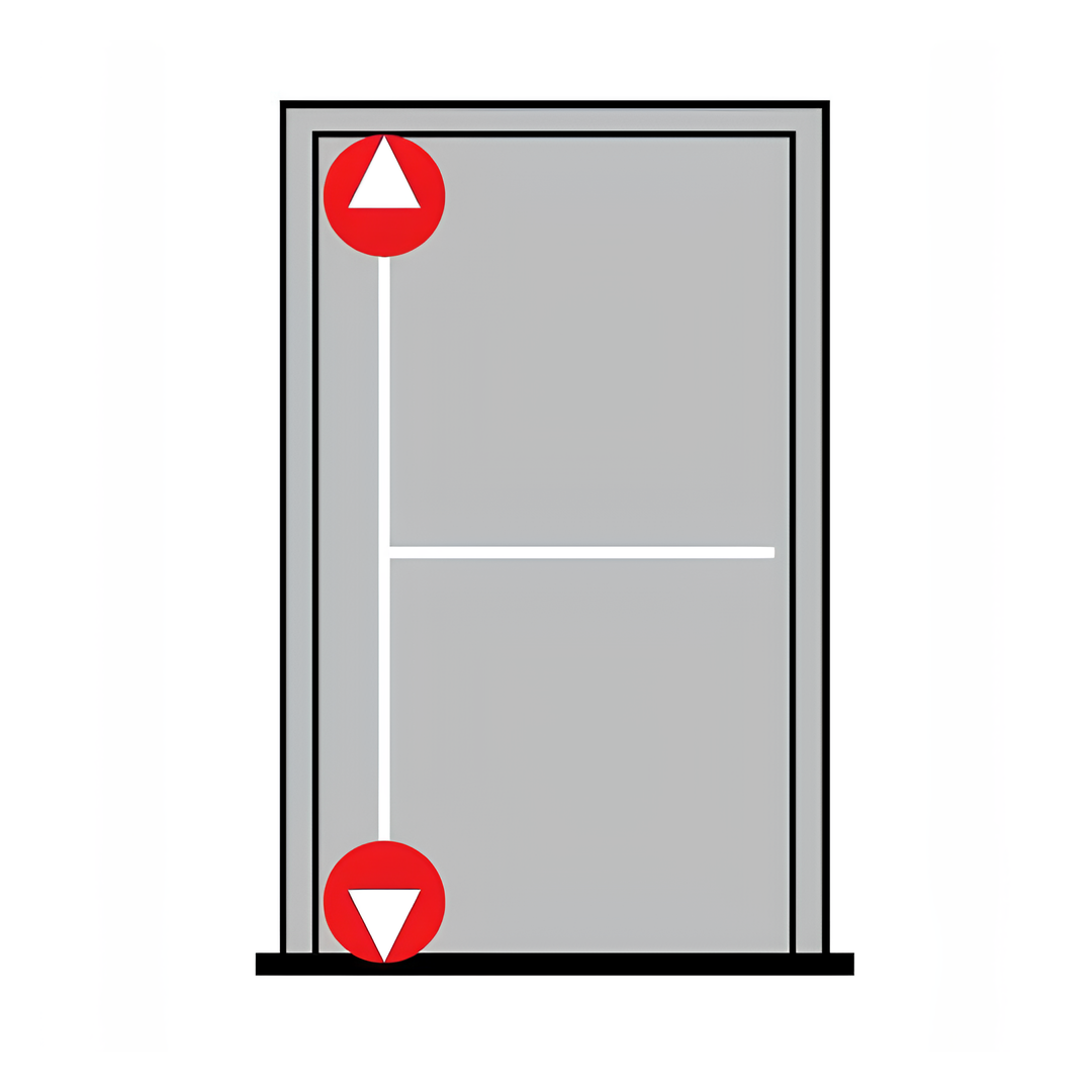 Barra Antipanico pushbar Pha1202 Preta 3Mts 2 pontos de Travamento Dorma