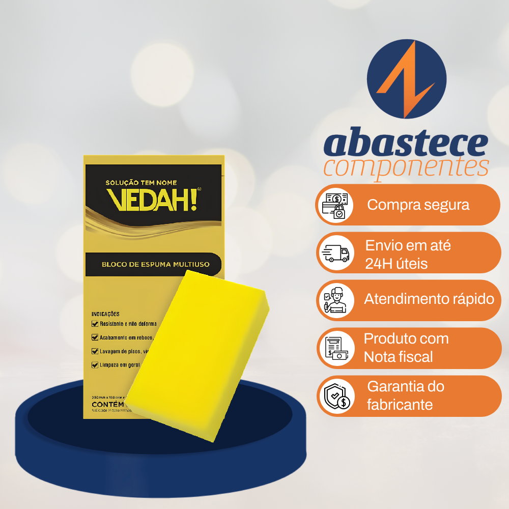 Bloco de espuma 230x130x55 99001310 Vedah