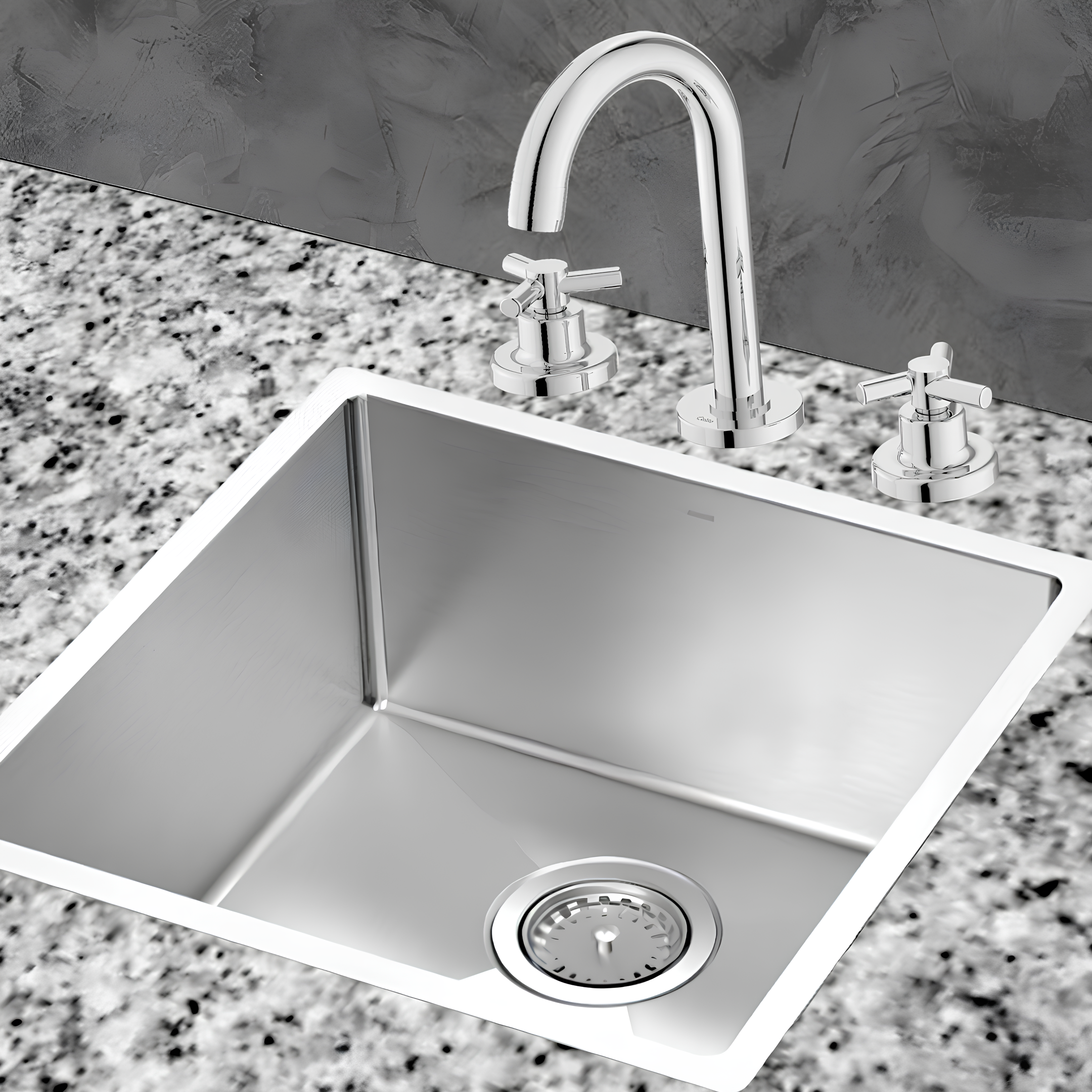 Cuba Sob/Emb Cozinha Bistrô 40x40x20 4,5" Escovado Docol