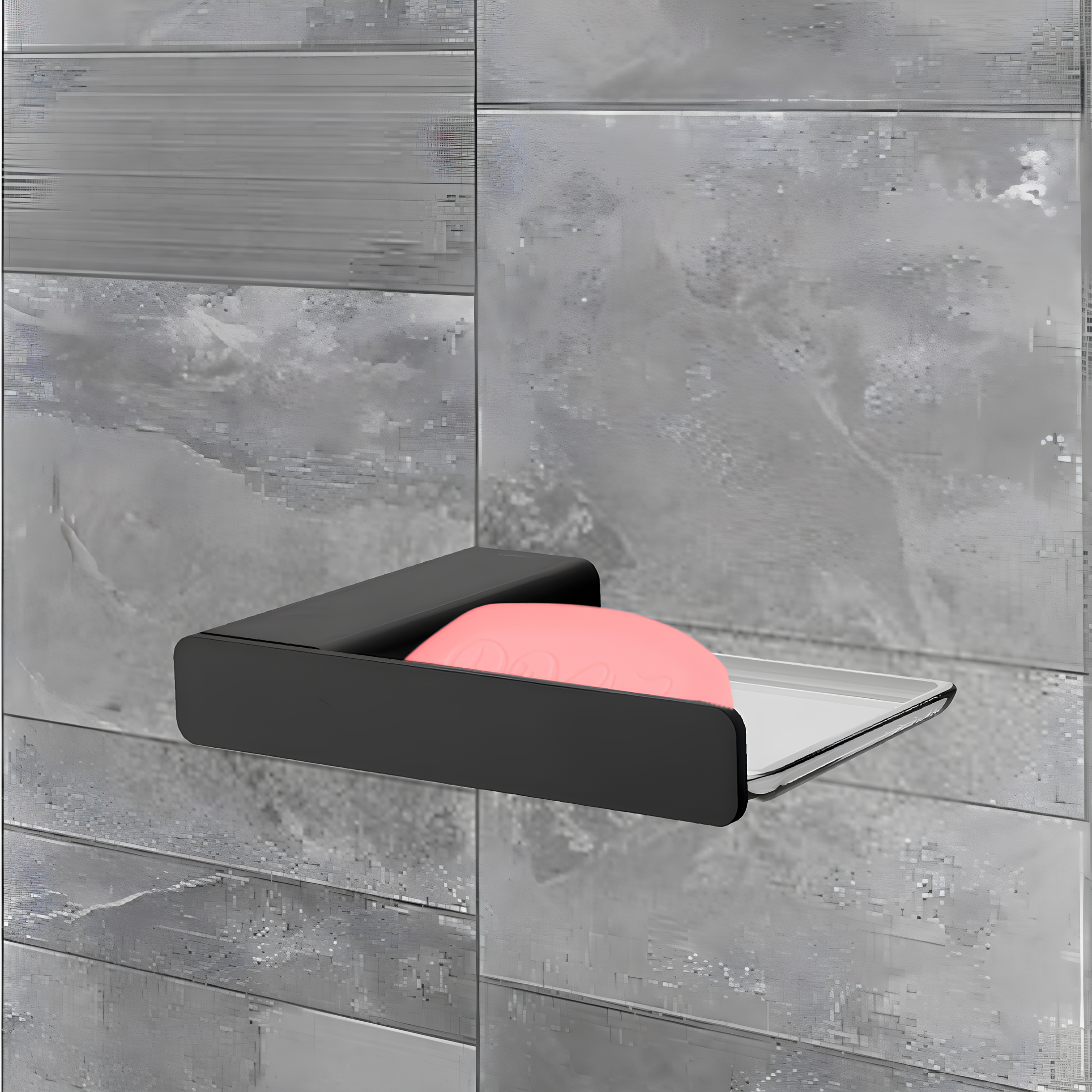 Saboneteira de parede DocolFlat Ônix 010138CE Docol