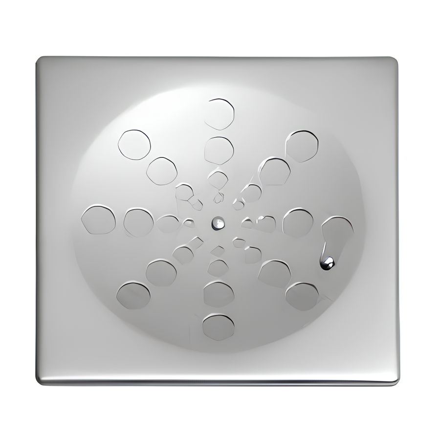 Ralo Quadrado Inox 10x10cm Overtime