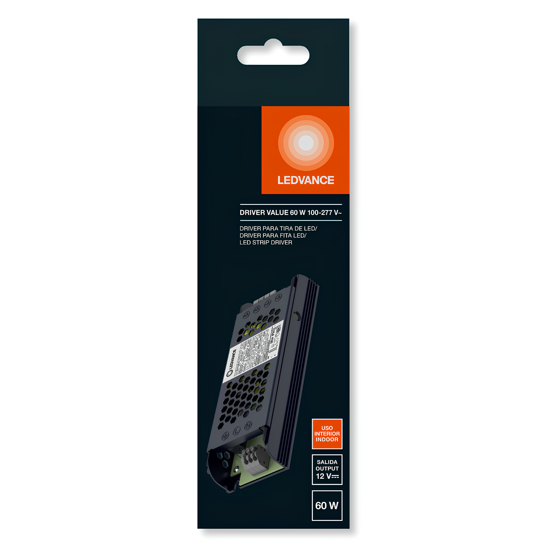 Driver Corrente Contínua Value 60W Ip20 12V Bivolt Ledvance