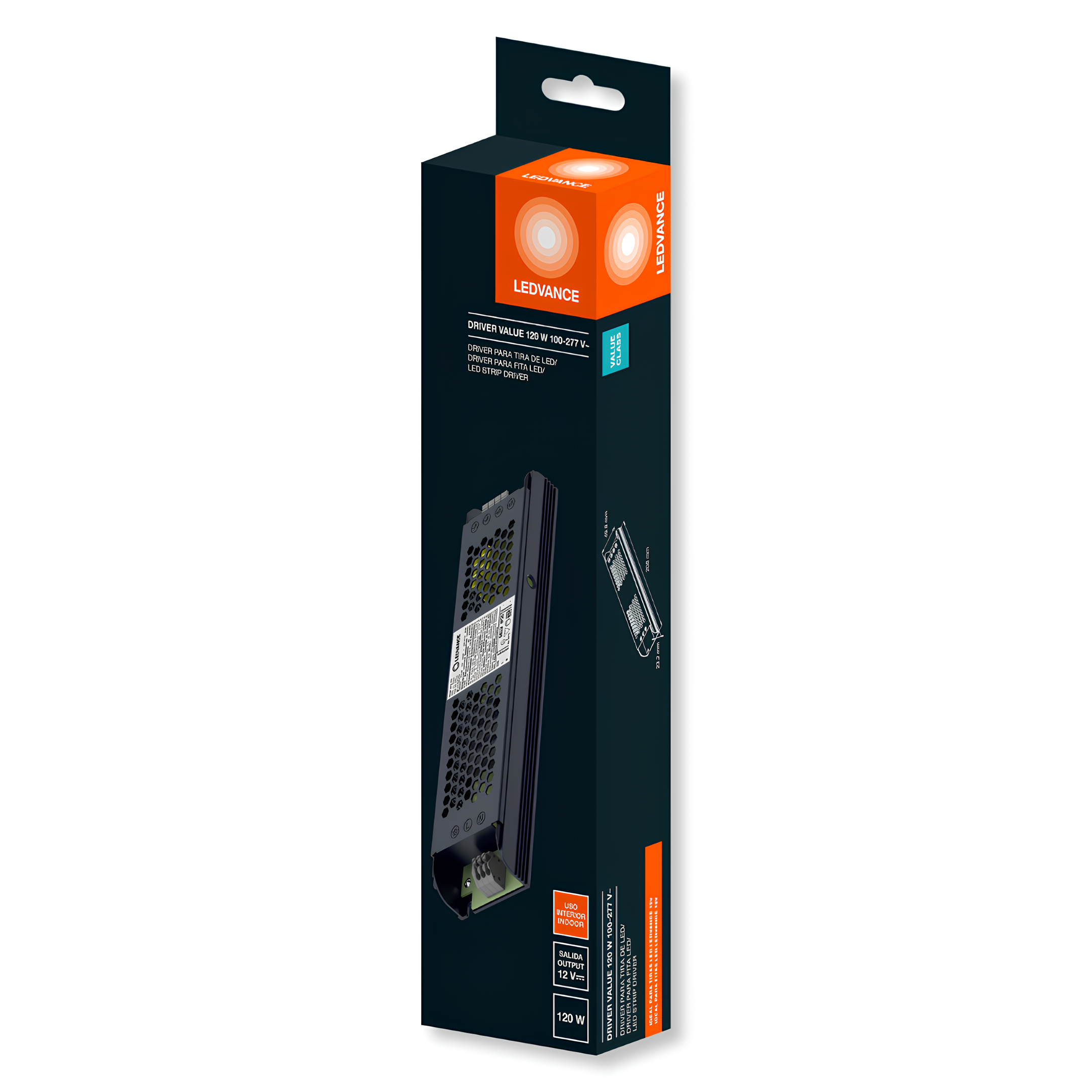 Driver Corrente Contínua Value 120W Ip20 12V Bivolt Ledvance