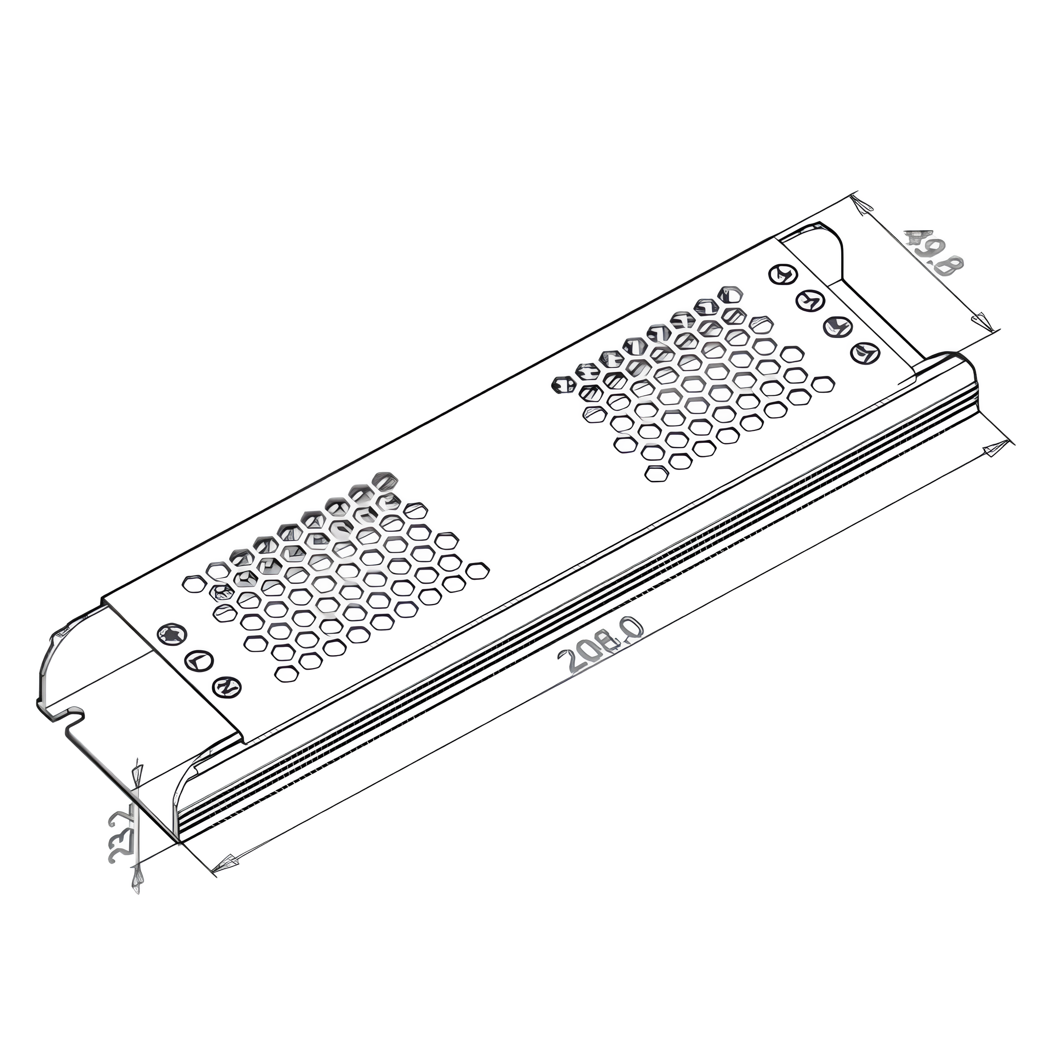 Driver Corrente Contínua Value 120W Ip20 12V Bivolt Ledvance