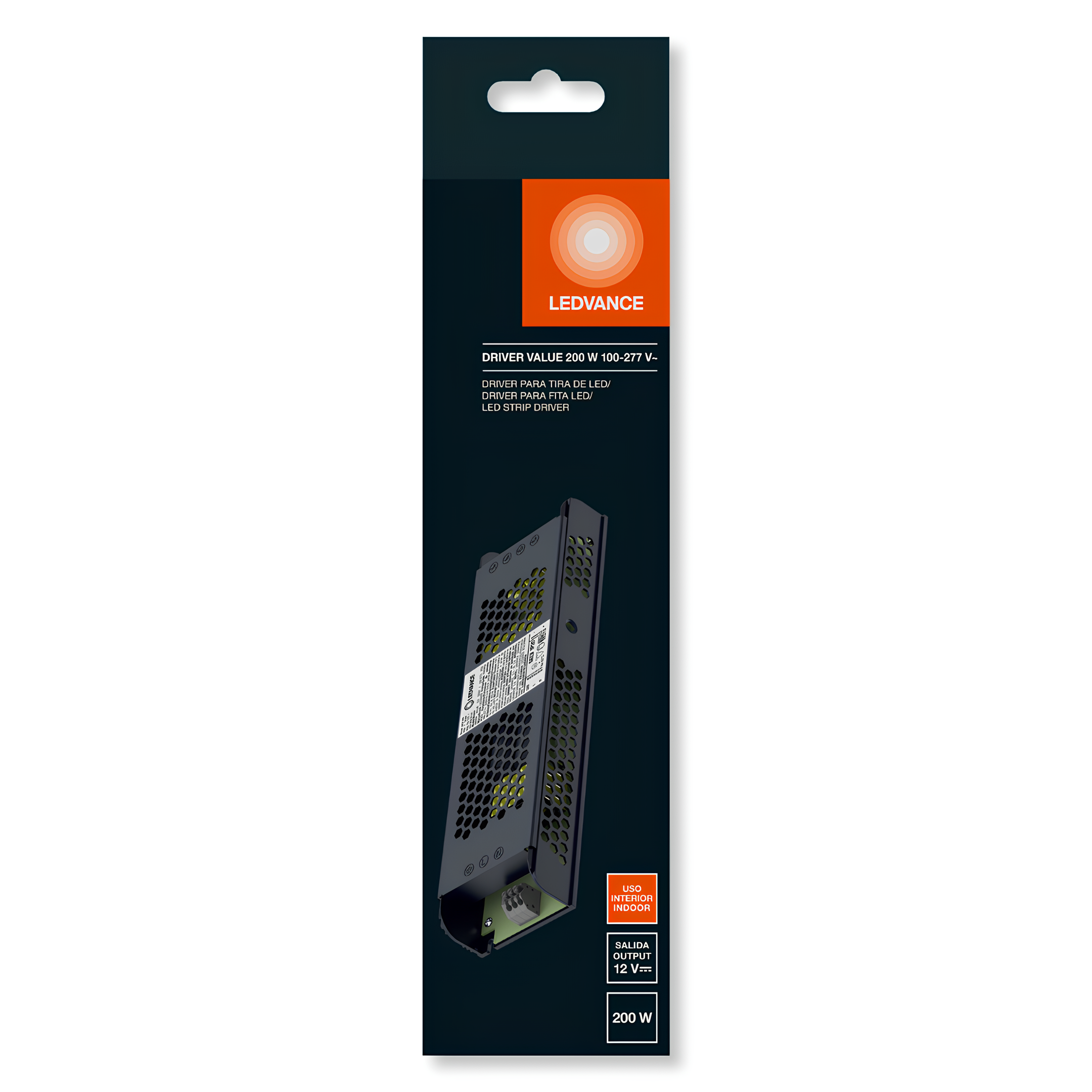 Driver Corrente Contínua Value 200W Ip20 12V Bivolt Ledvance