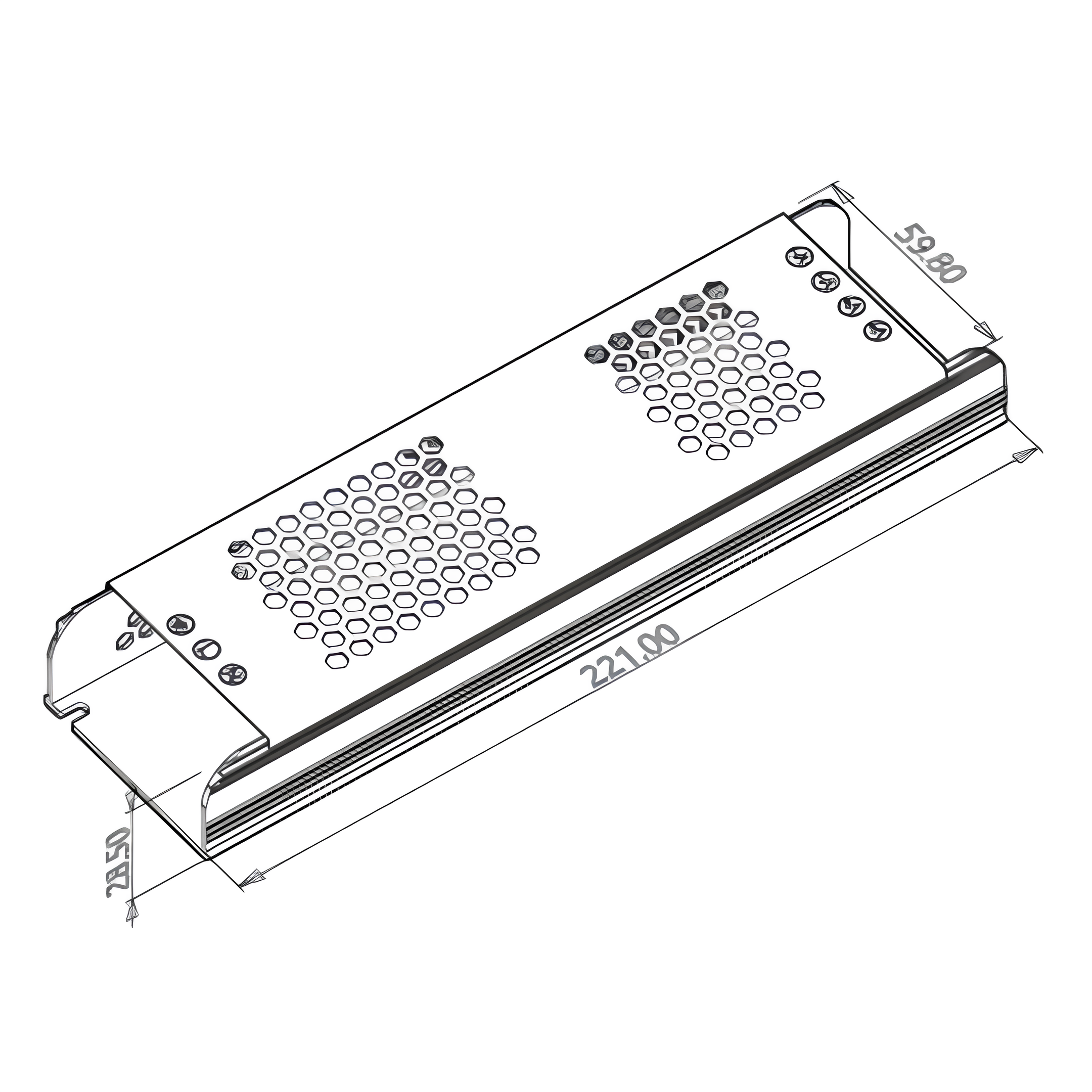 Driver Corrente Contínua Value 200W Ip20 12V Bivolt Ledvance
