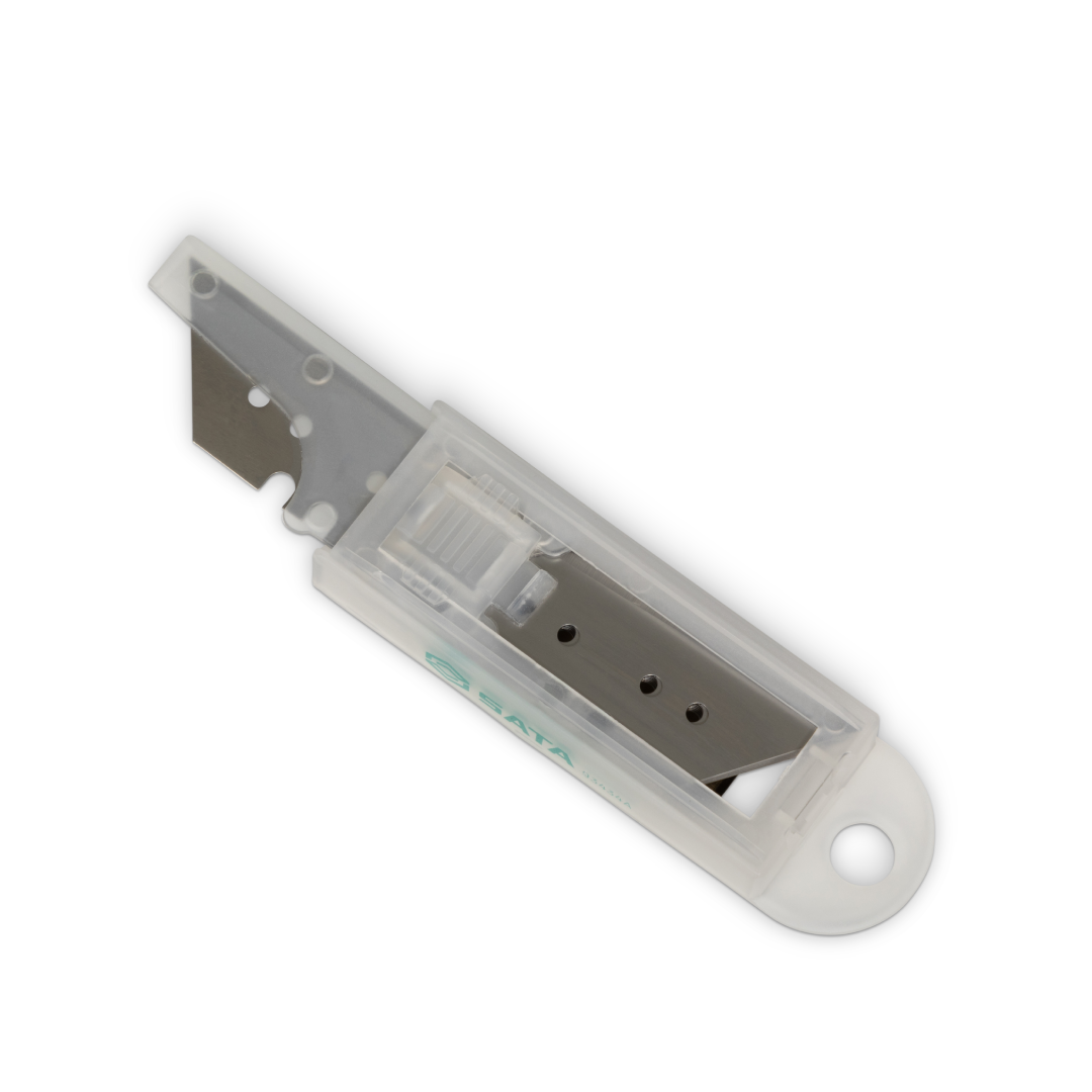 Jogo De Lâminas P/ Estilete Trapezoidal 10 Pcs St93434a Sata