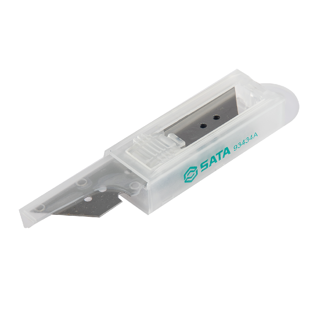 Jogo De Lâminas P/ Estilete Trapezoidal 10 Pcs St93434a Sata