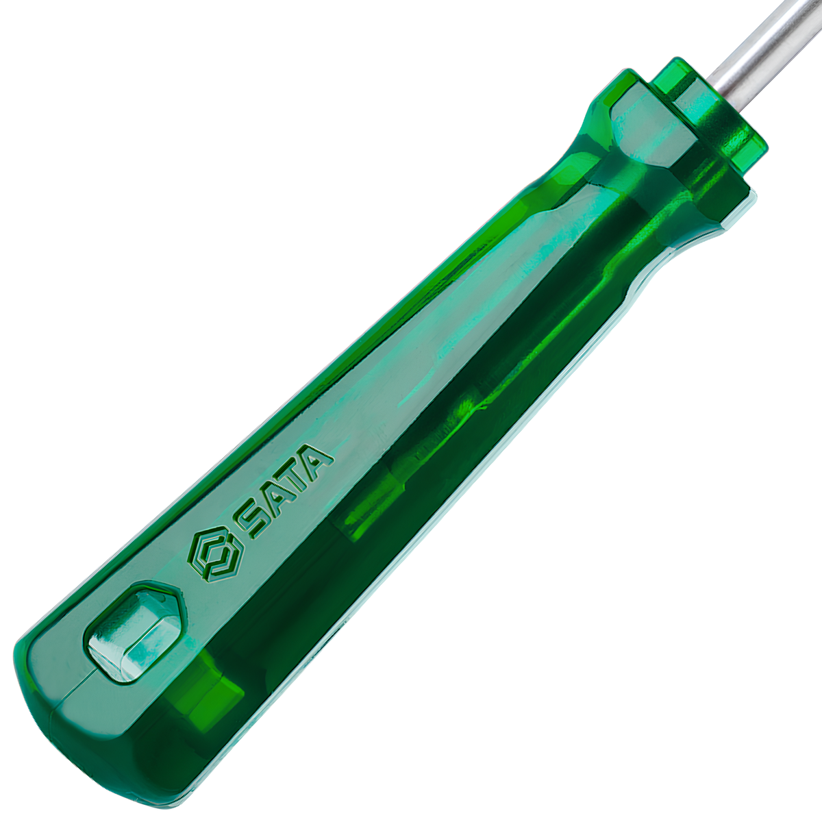 Chave de Fenda Com Cabo Pvc Verde 1/4X14” ST61350 Sata