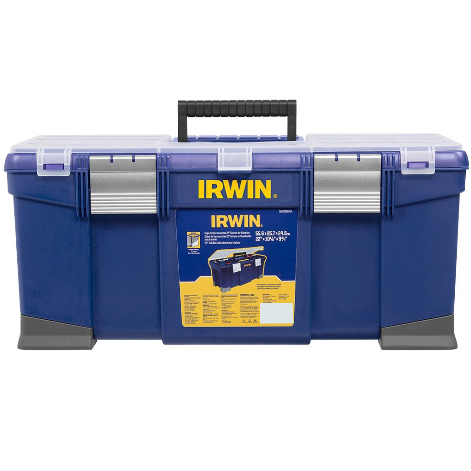 Caixa Plástica 22" Ferramentas Até 25 Kg Iwst22080-La Irwin