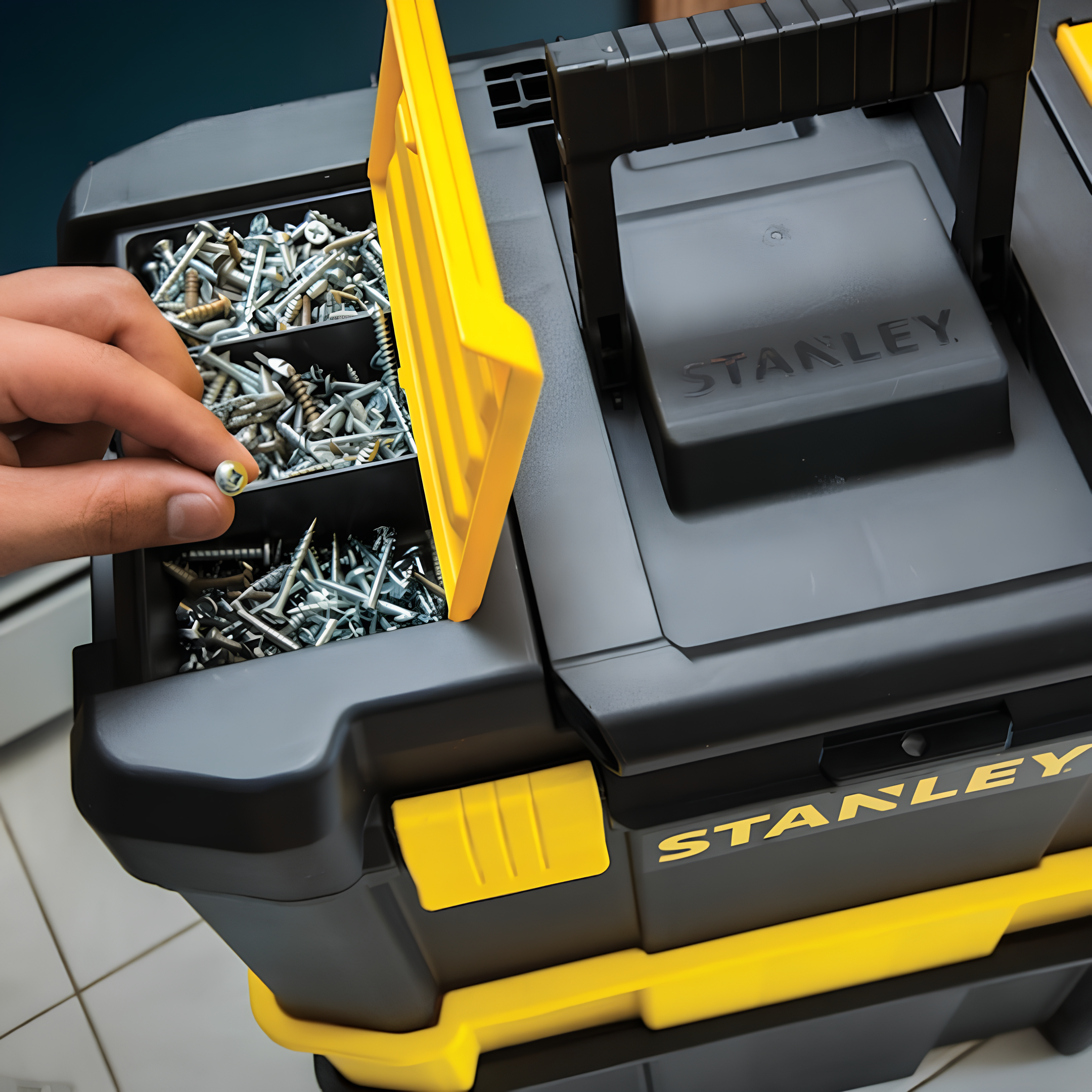 Caixa Com Rodas 3 Em 1 Essential STST18631 Stanley