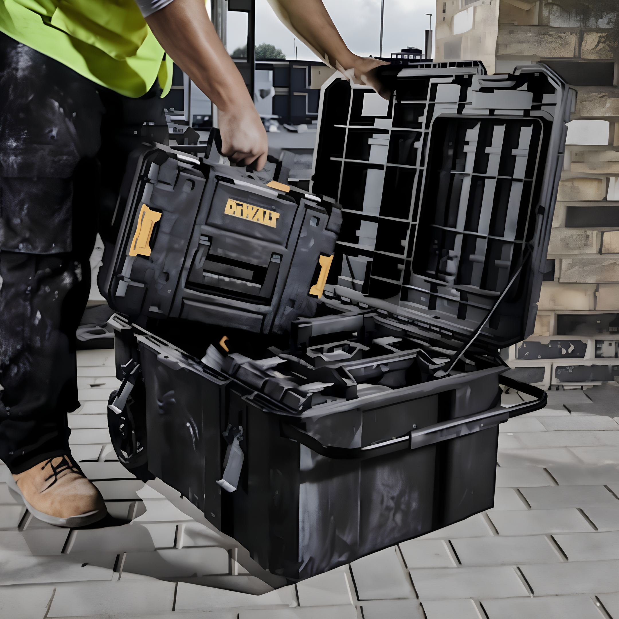 Caixa TSTAK Contractor 113L DWST17871-1 Dewalt