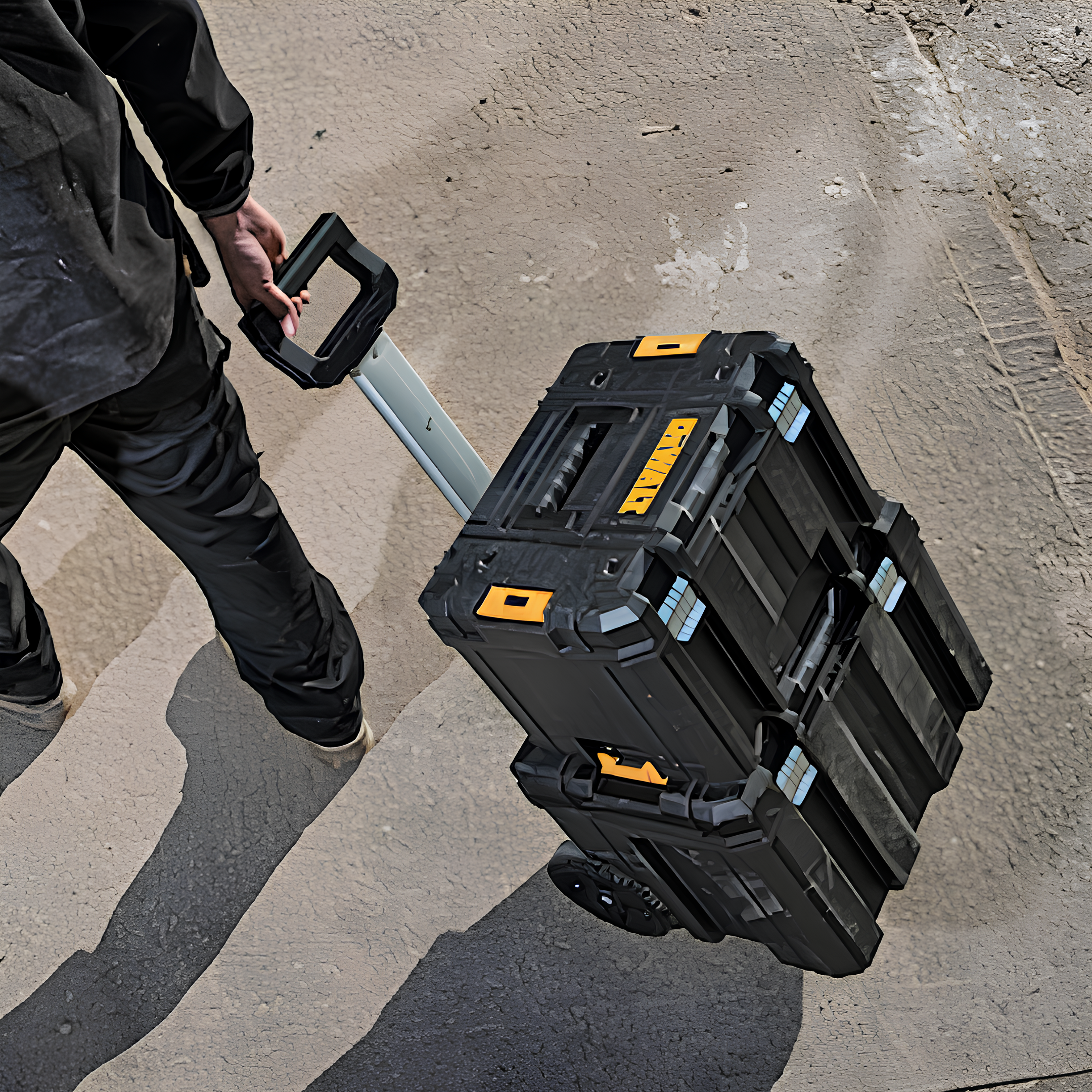 Caixa TSTAK Profunda Com Rodas DWST17820 Dewalt